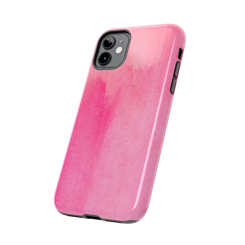 Custodie eleganti e resistenti per telefono - Design acquerello rosa, protezione durevole, idea regalo per adolescenti, accessori tecnologici alla moda