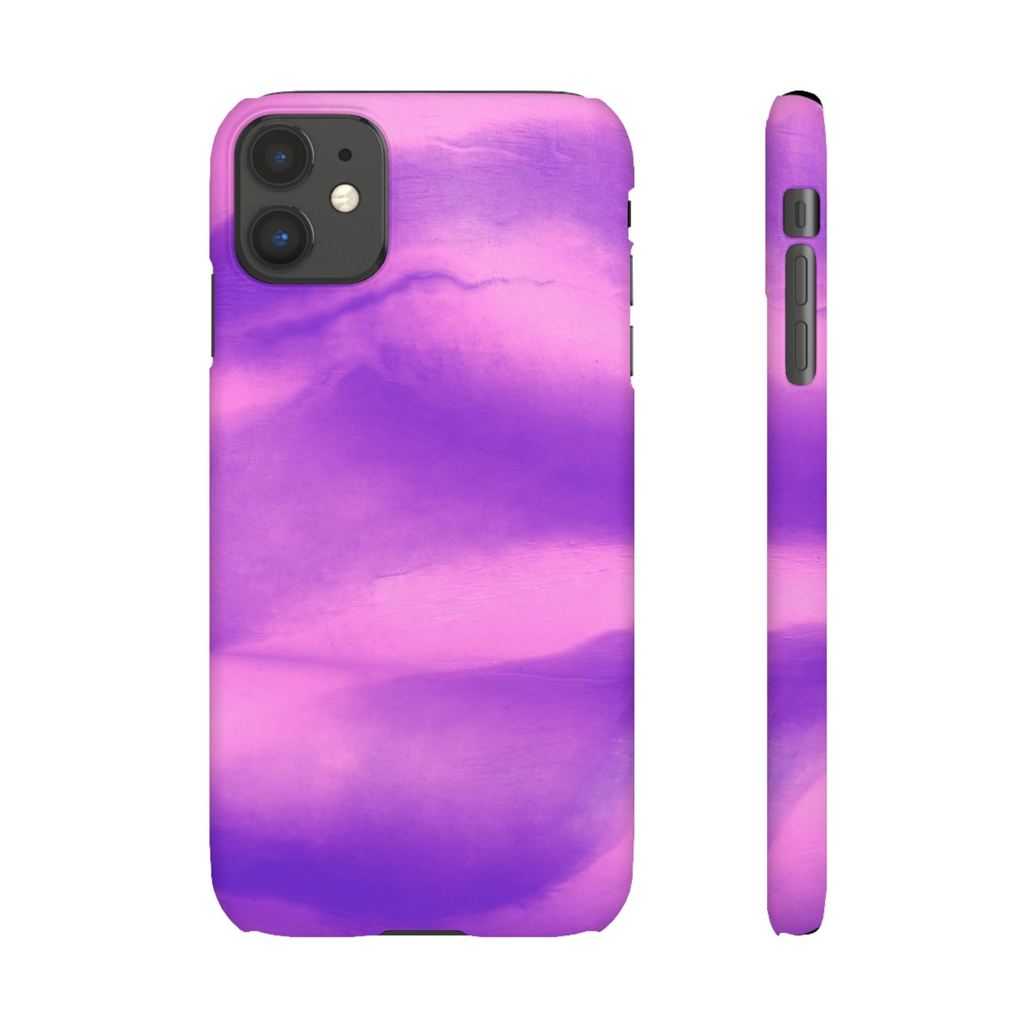 Stylish Purple Marble Snap Case for Phone