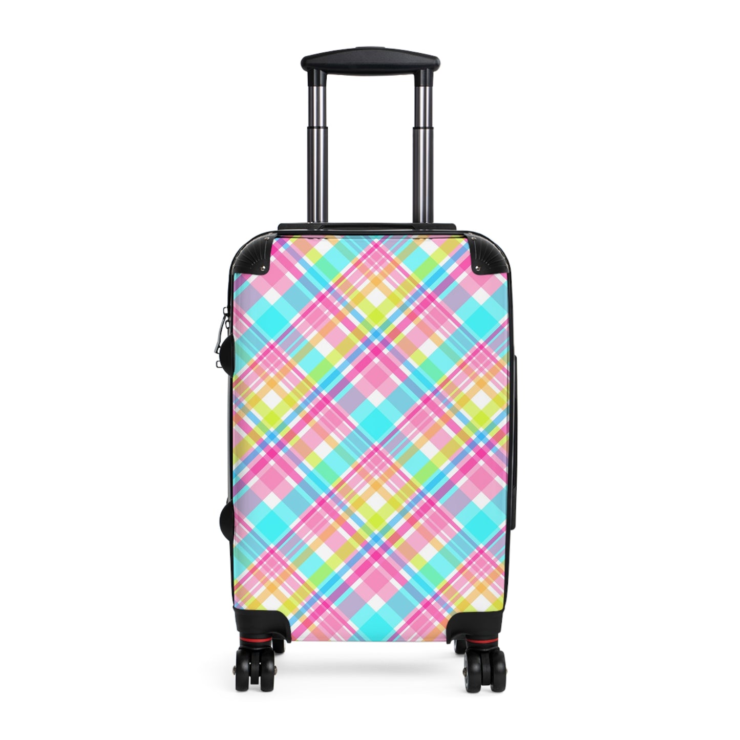 Colorful Plaid Suitcase