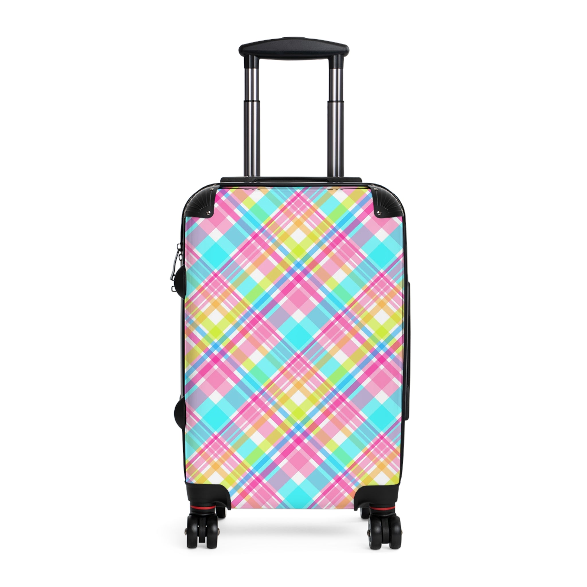 Colorful Plaid Suitcase