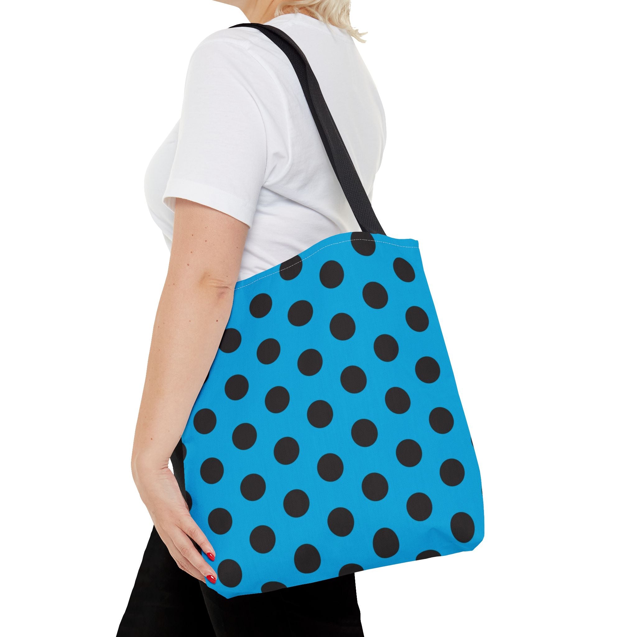 borsa a bolli  - Stylish Blu & Nero