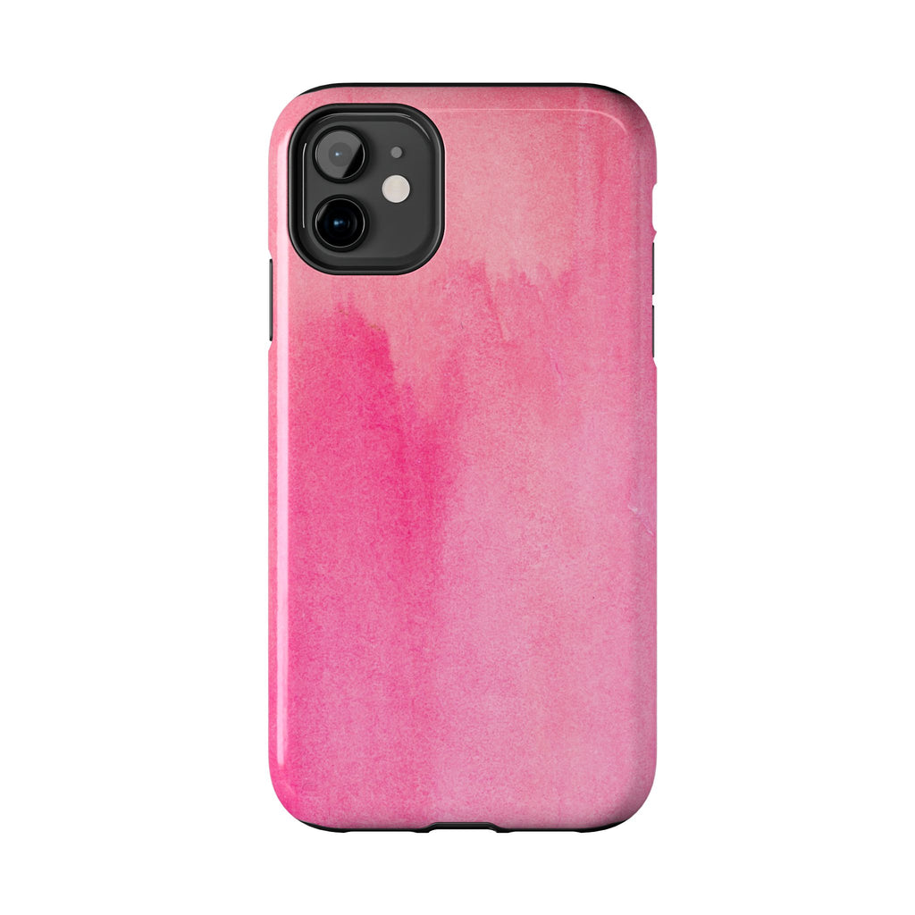 Custodie eleganti e resistenti per telefono - Design acquerello rosa, protezione durevole, idea regalo per adolescenti, accessori tecnologici alla moda
