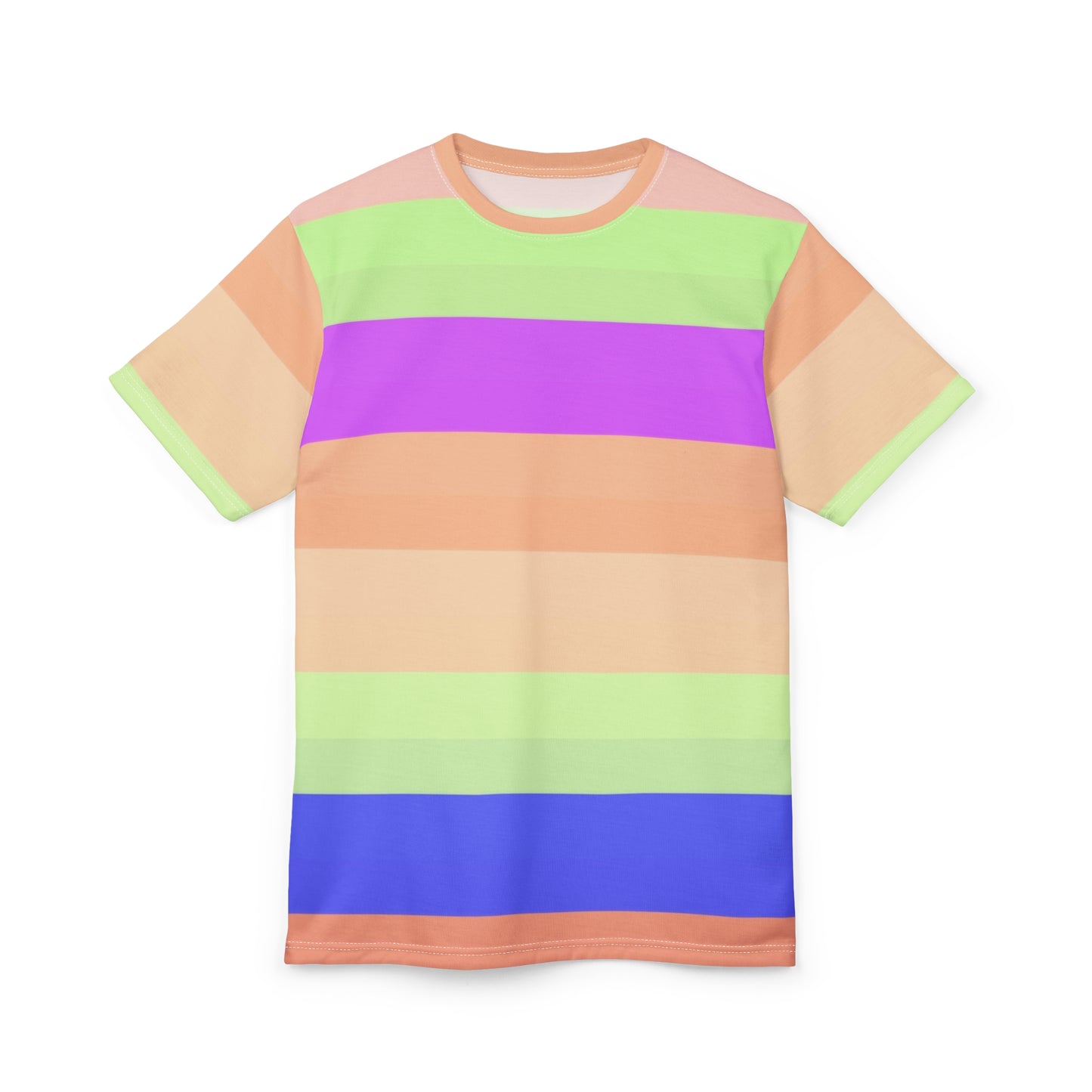 Unisex Tee a strisce e colorata
