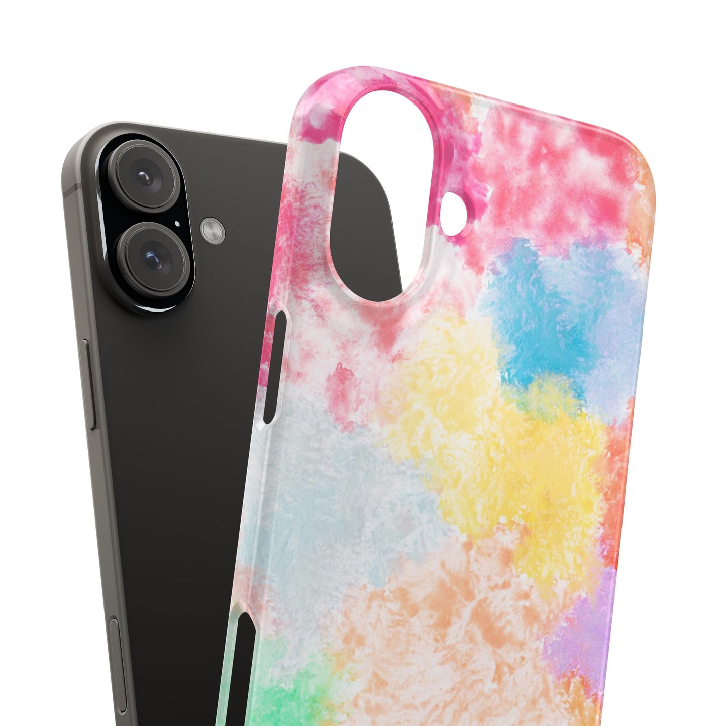 Colorful Watercolor Snap Cases for Phones