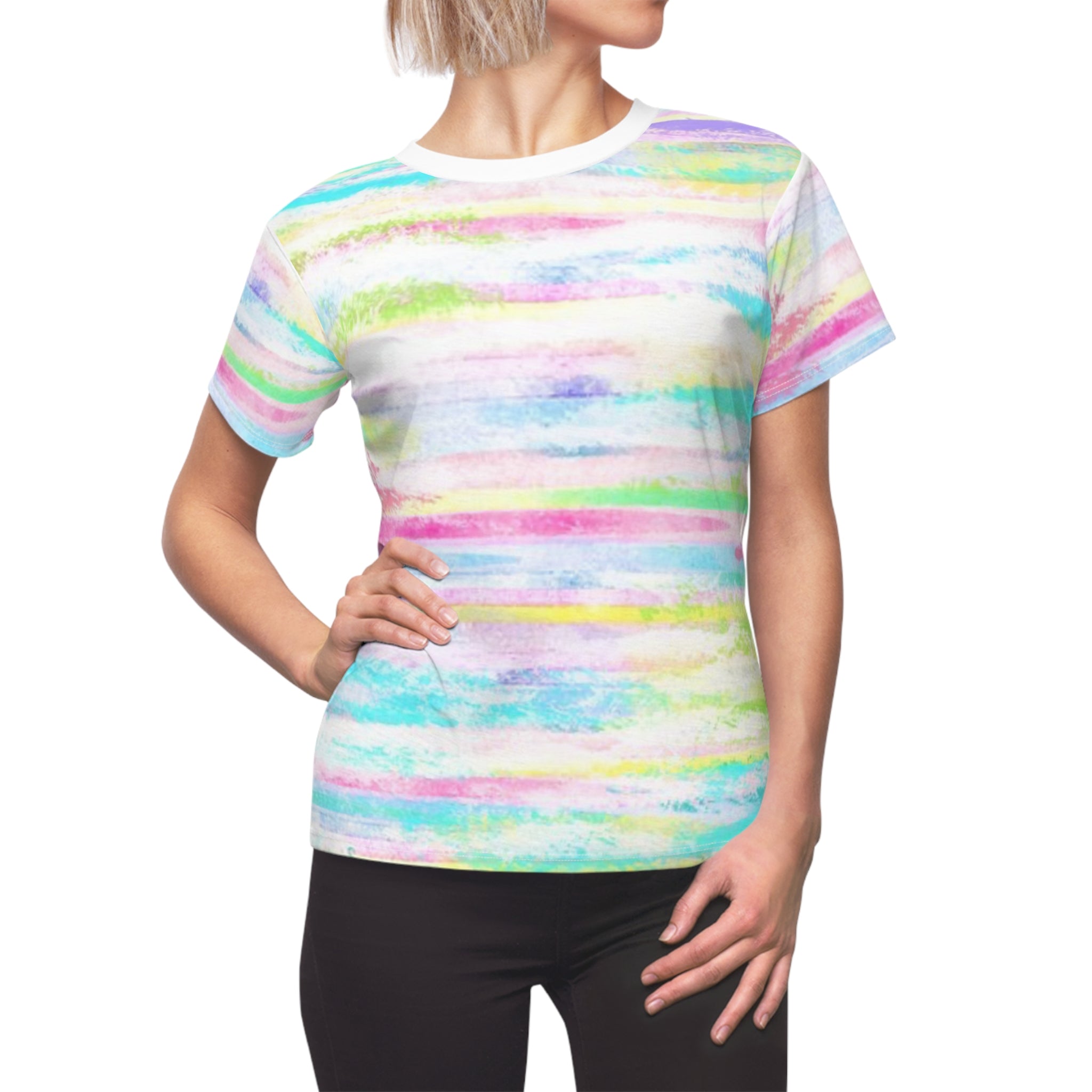 Pastel Watercolor  Tee - Colorful Summer