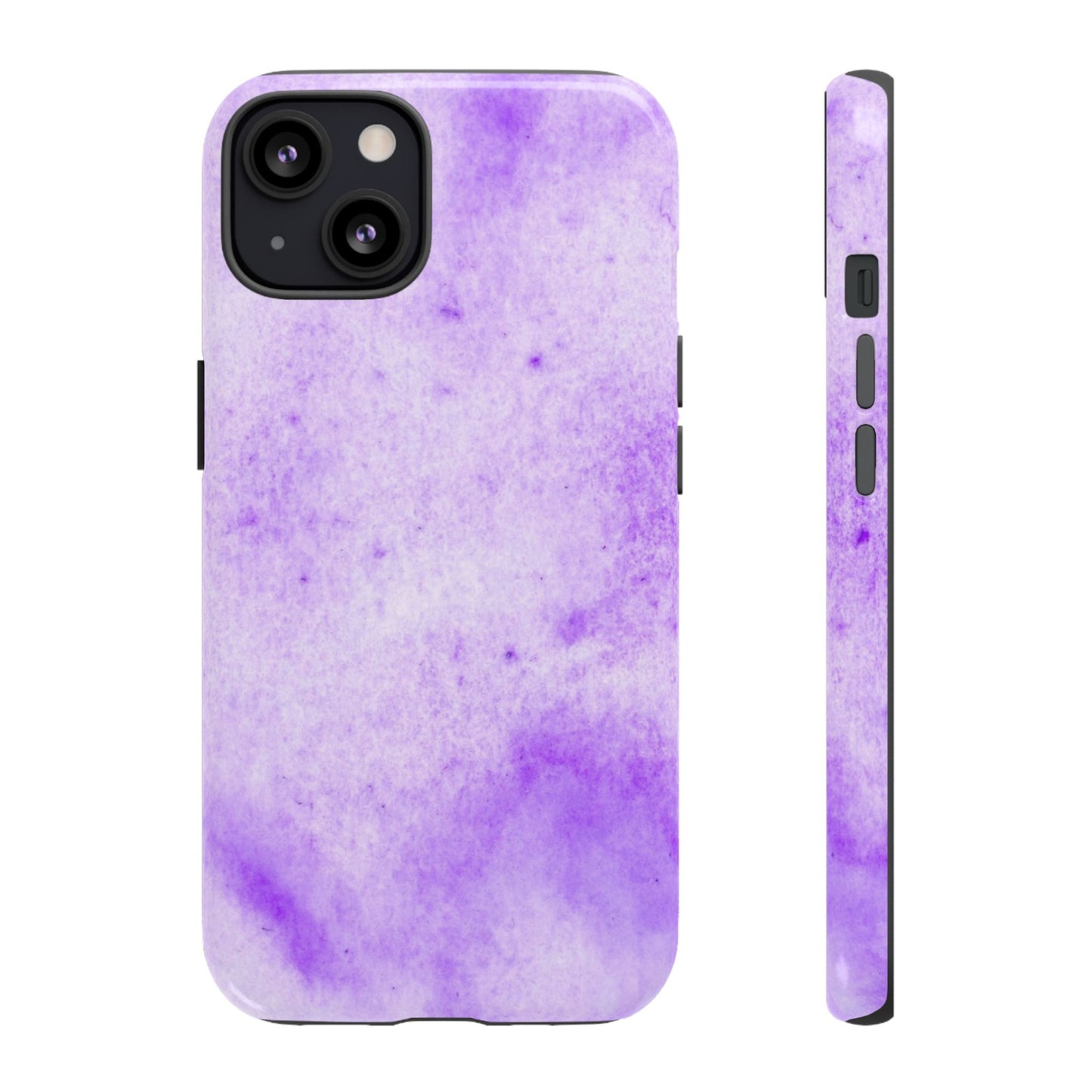 Stylish Phone Case, Purple Marble Design