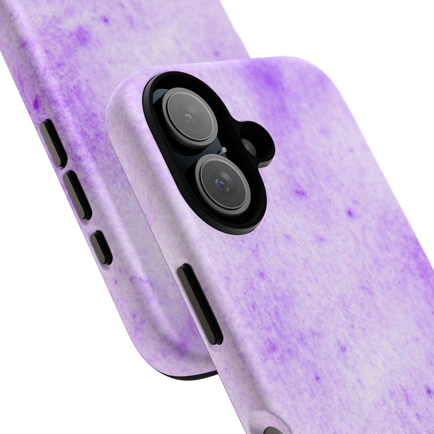 Stylish Phone Case, Purple Marble Design