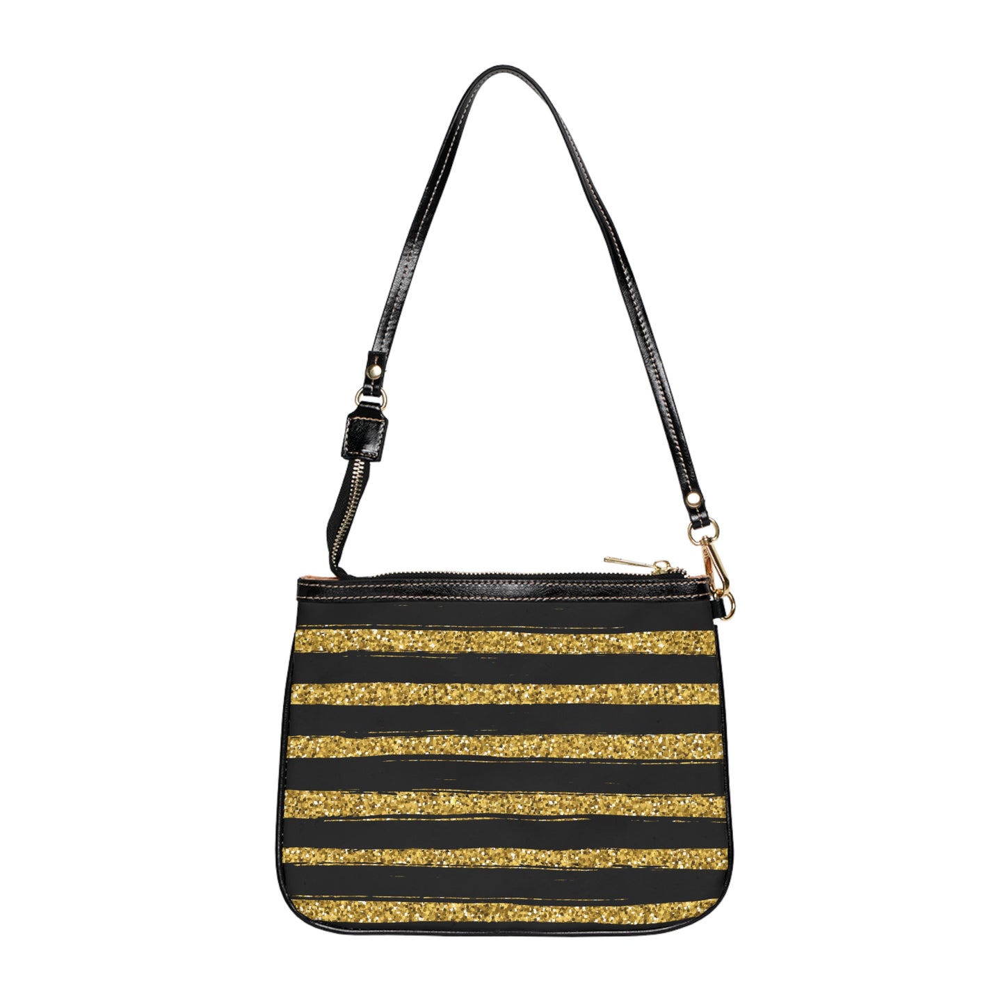 Chic Glitter Stripe borsa da spalla