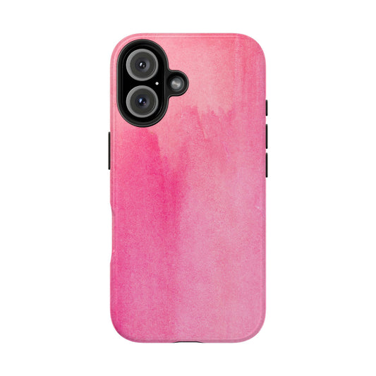 Custodie eleganti e resistenti per telefono - Design acquerello rosa, protezione durevole, idea regalo per adolescenti, accessori tecnologici alla moda