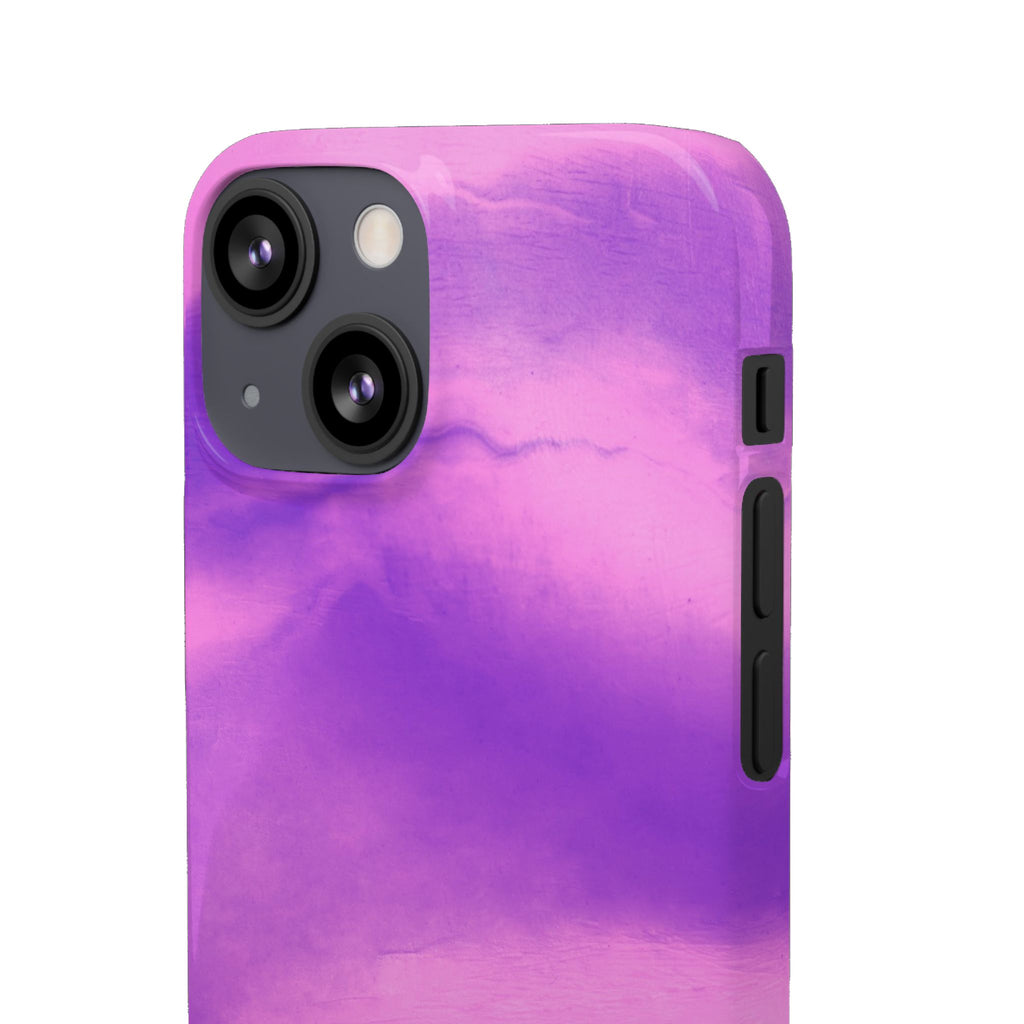 Stylish Purple Marble Snap Case for Phone