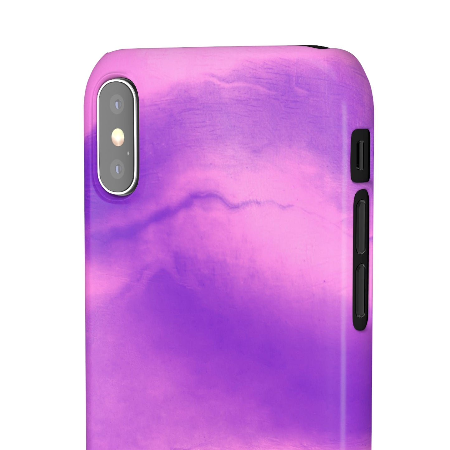 Stylish Purple Marble Snap Case for Phone