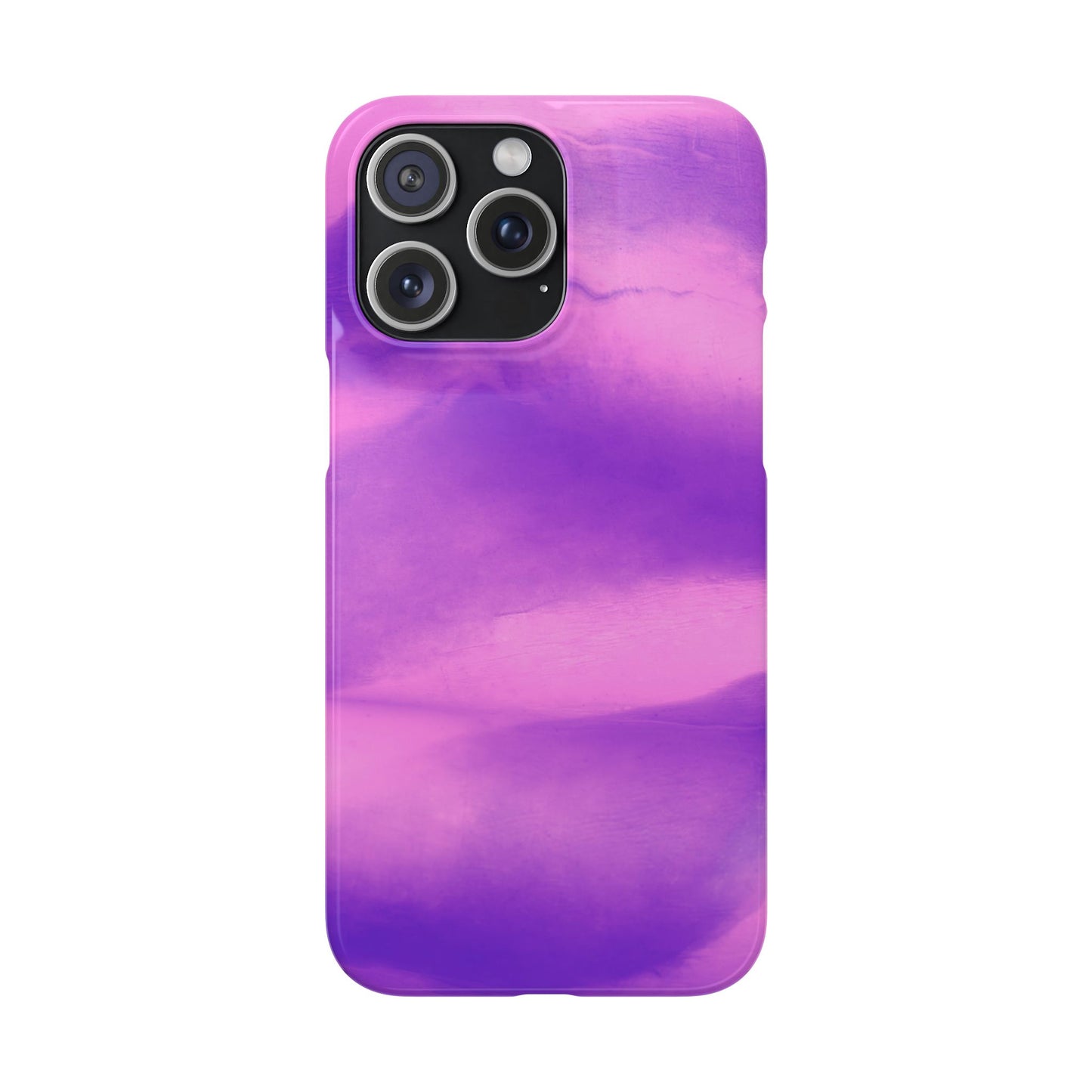Stylish Purple Marble Snap Case for Phone