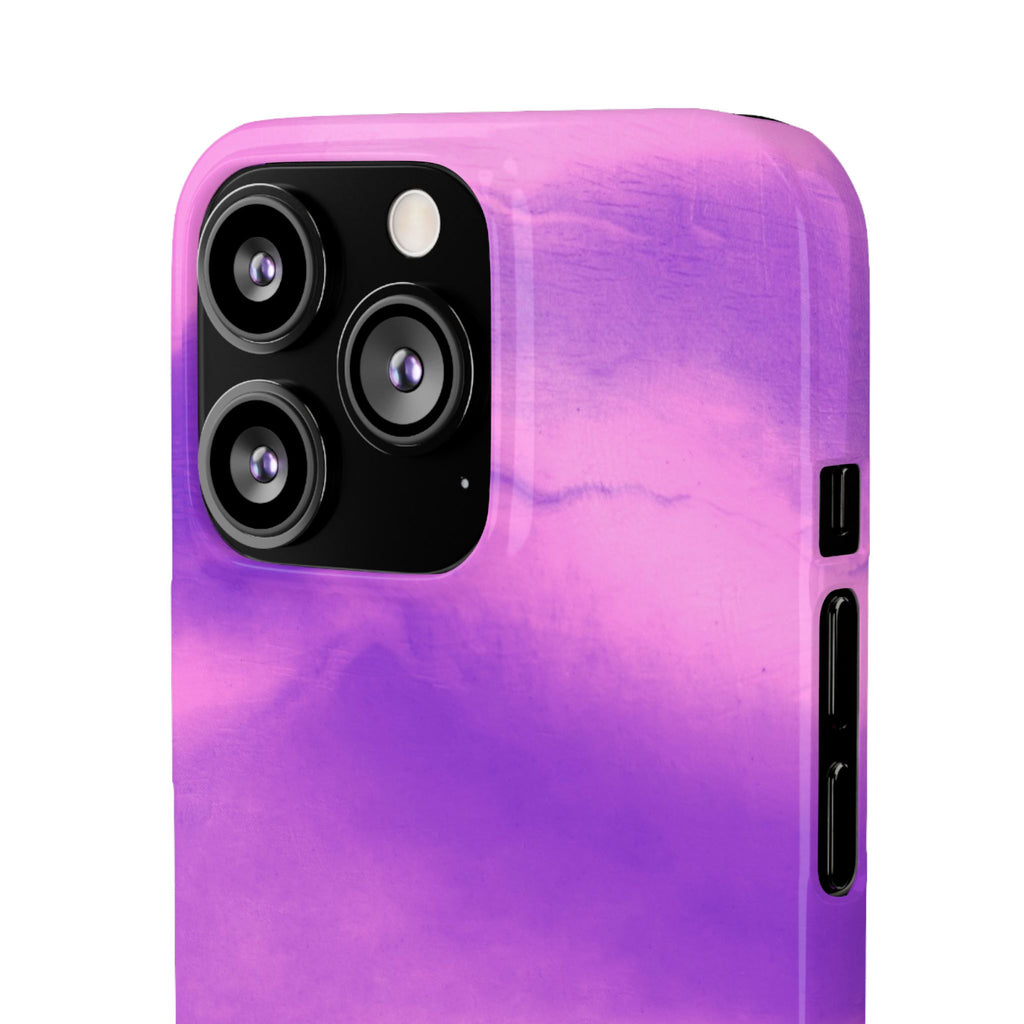 Stylish Purple Marble Snap Case for Phone