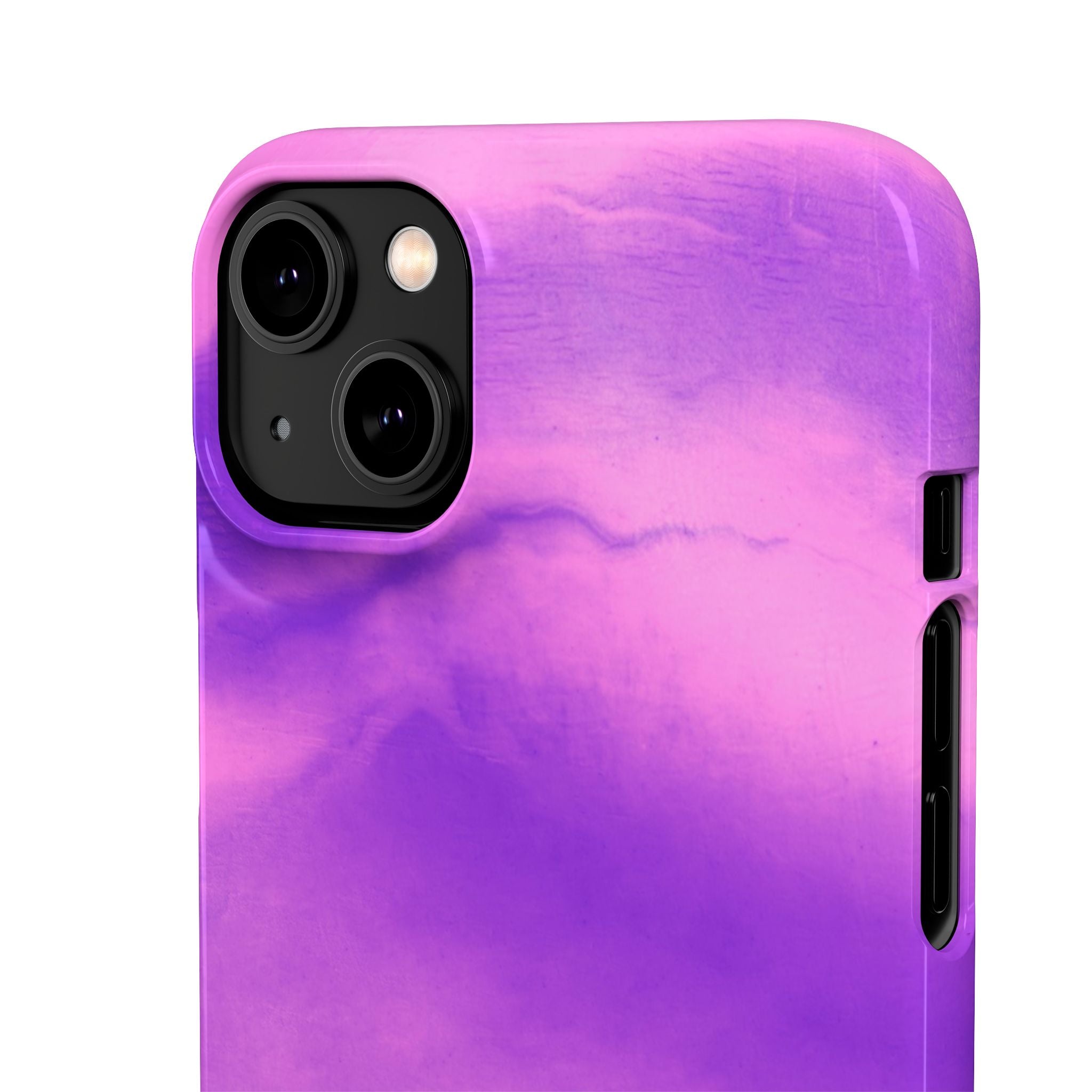 Stylish Purple Marble Snap Case for Phone