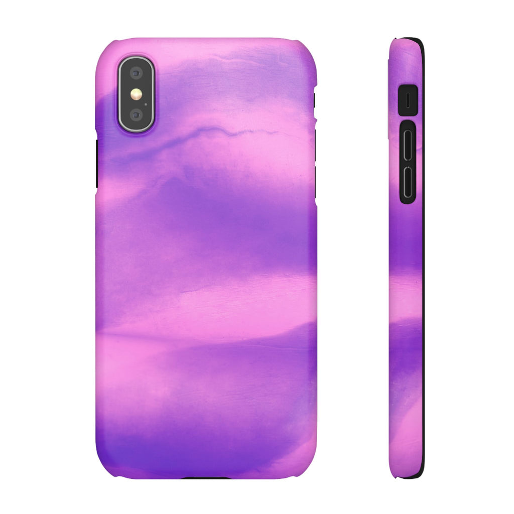 Stylish Purple Marble Snap Case for Phone