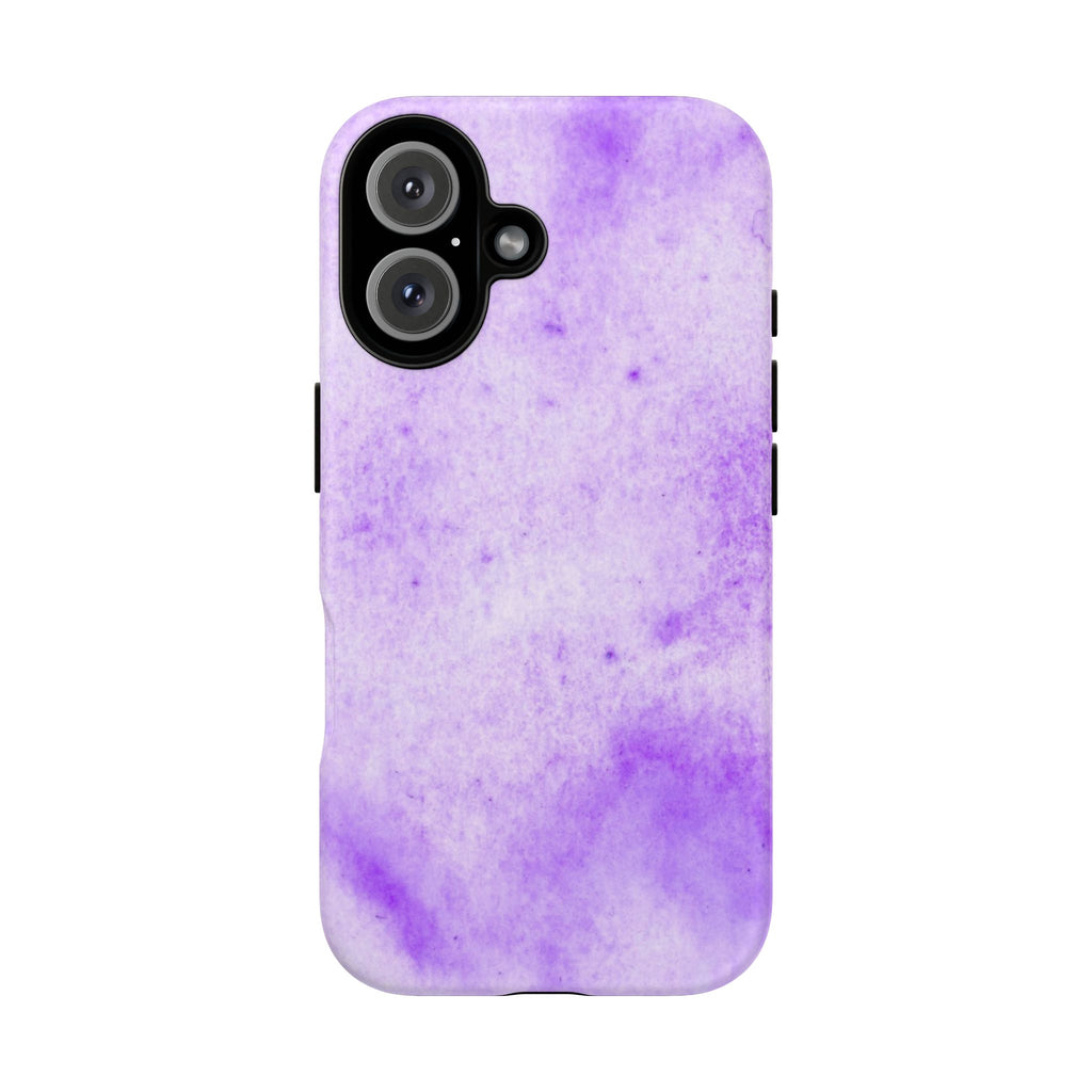Stylish Phone Case, Purple Marble Design