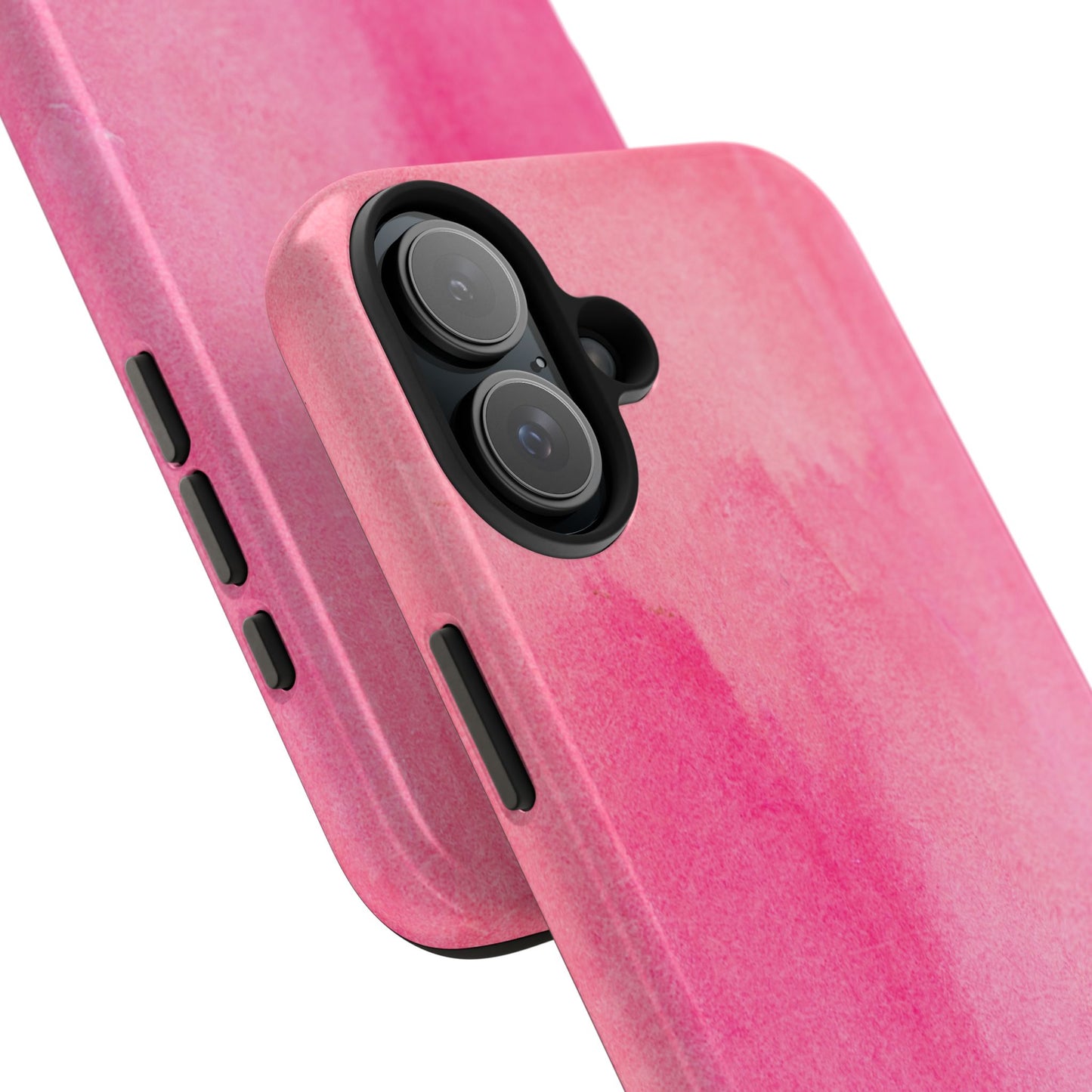 Custodie eleganti e resistenti per telefono - Design acquerello rosa, protezione durevole, idea regalo per adolescenti, accessori tecnologici alla moda