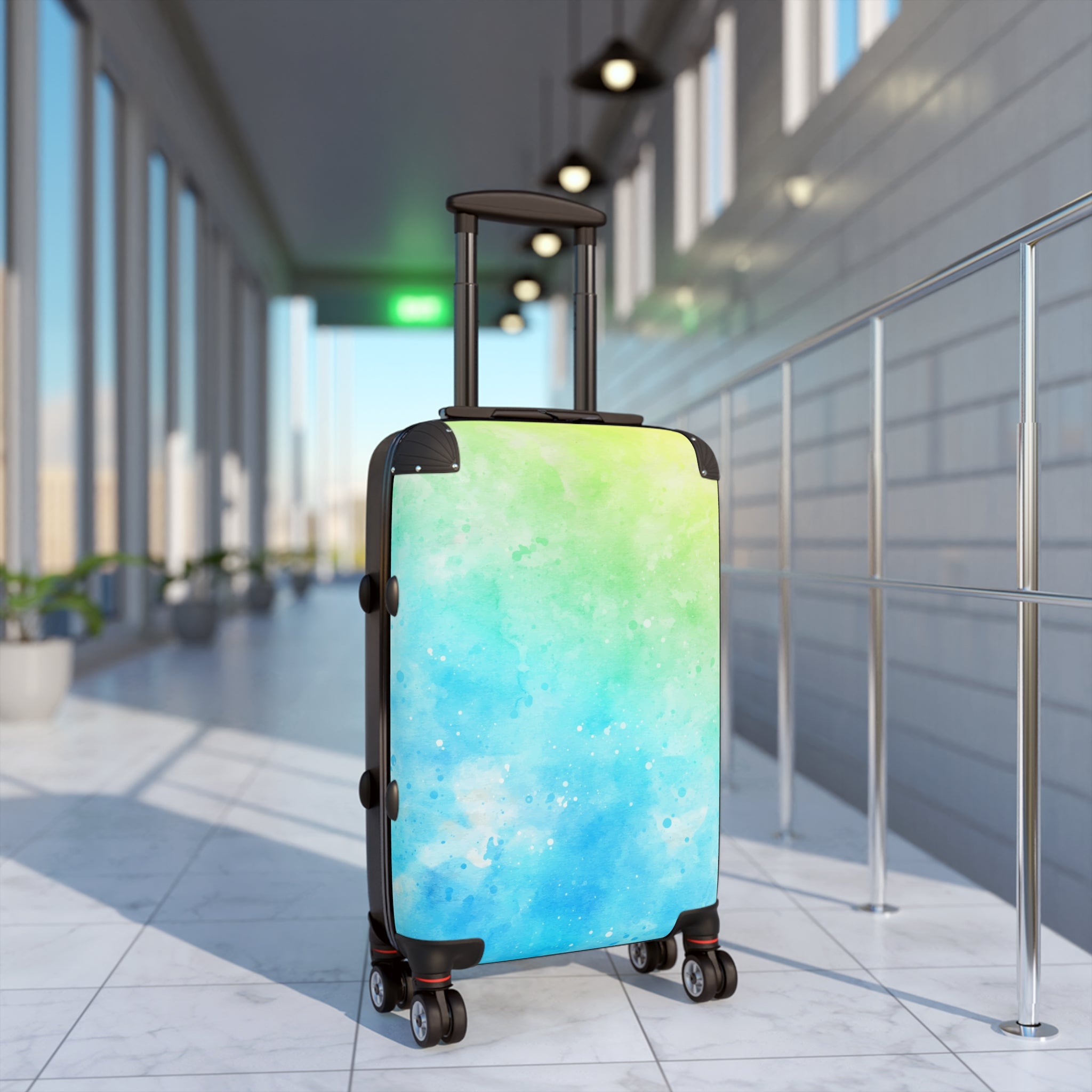 Colorful Watercolor Suitcase