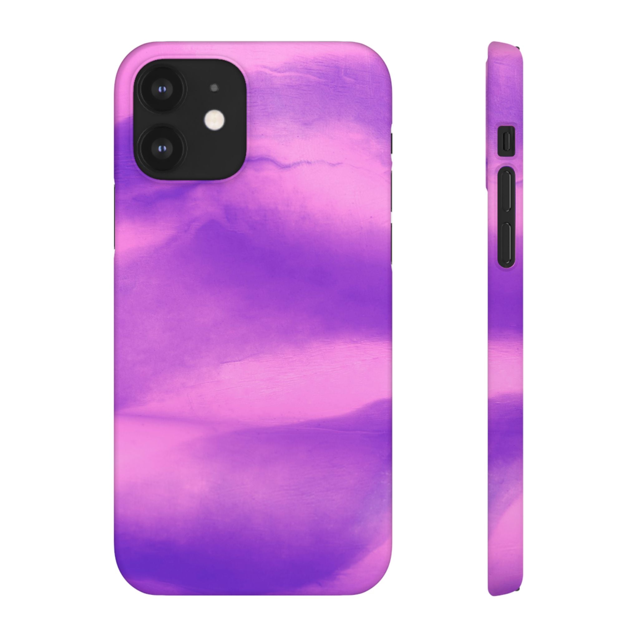 Stylish Purple Marble Snap Case for Phone