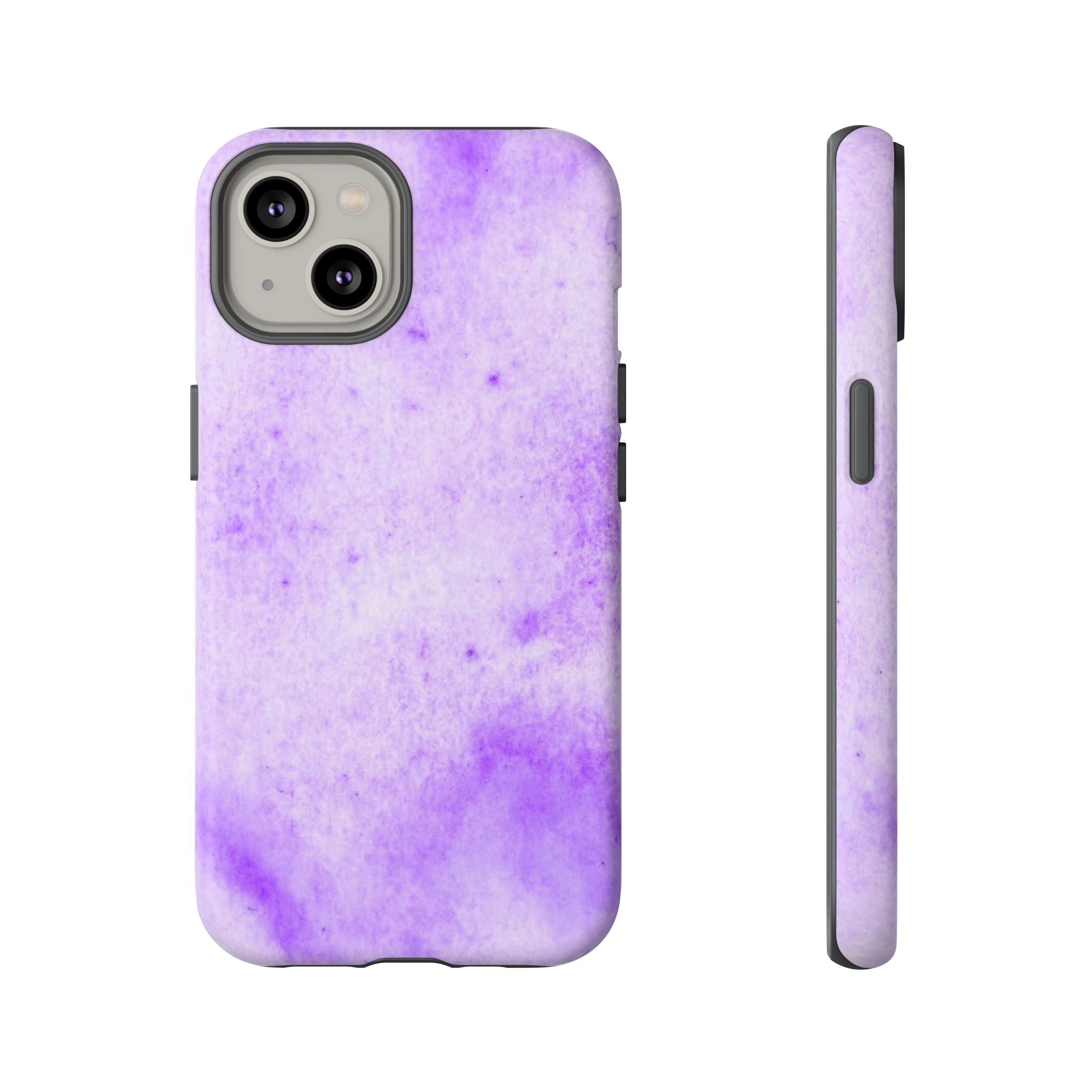 Stylish Phone Case, Purple Marble Design
