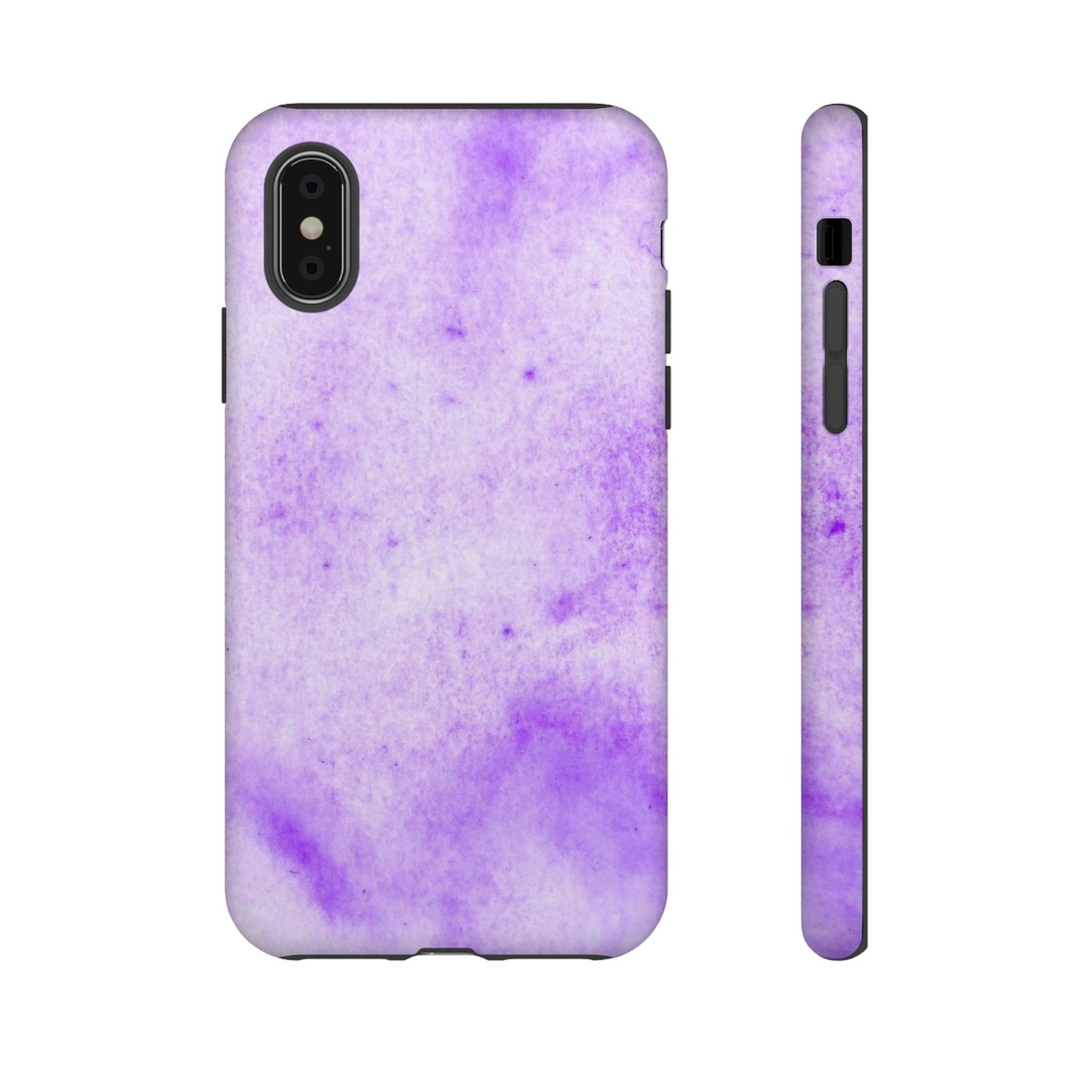 Stylish Phone Case, Purple Marble Design