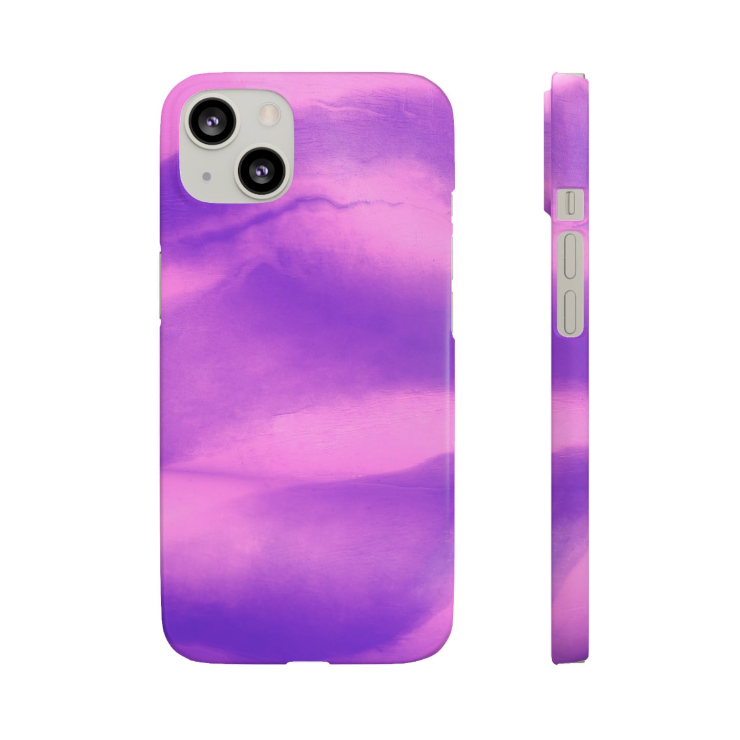 Stylish Purple Marble Snap Case for Phone