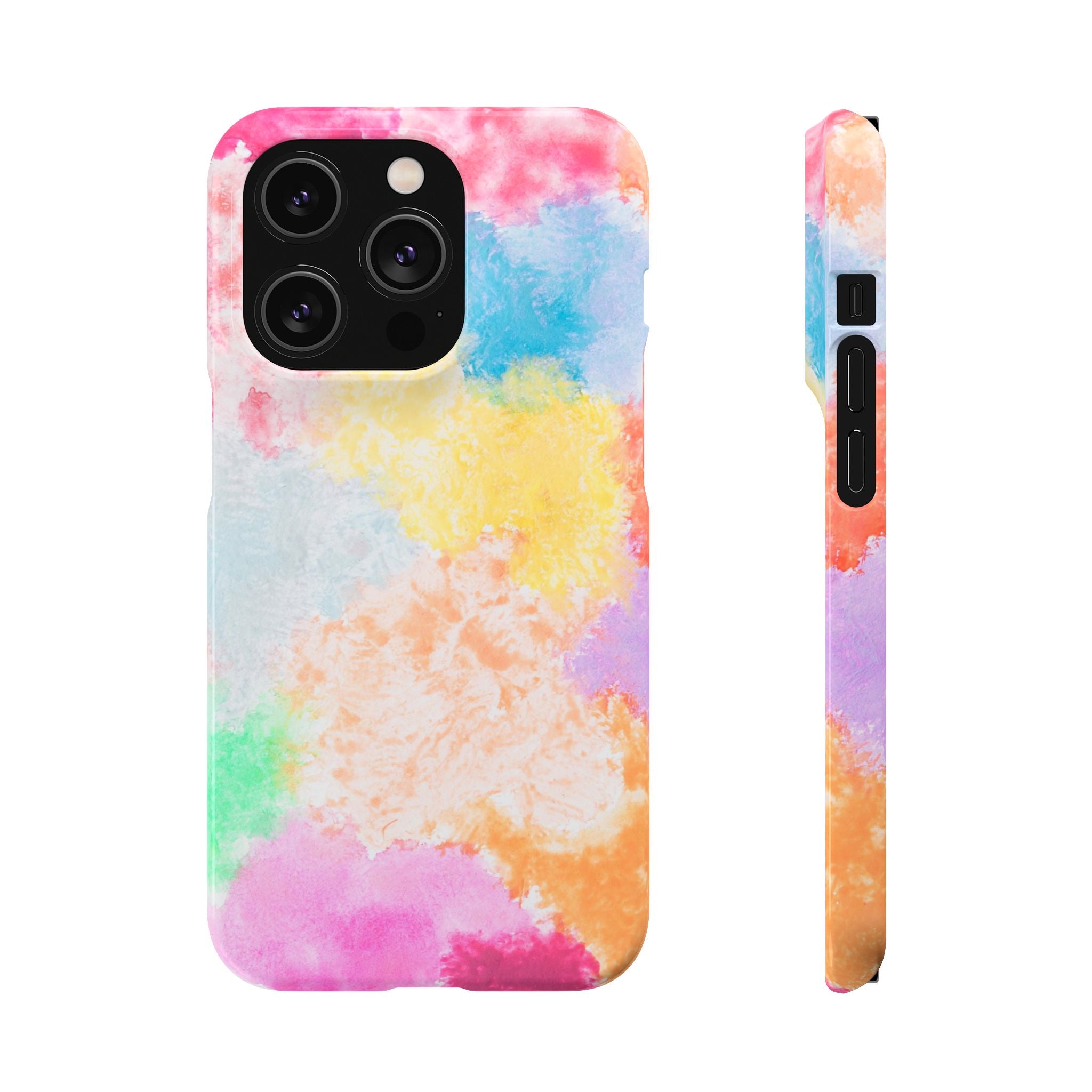 Colorful Watercolor Snap Cases for Phones