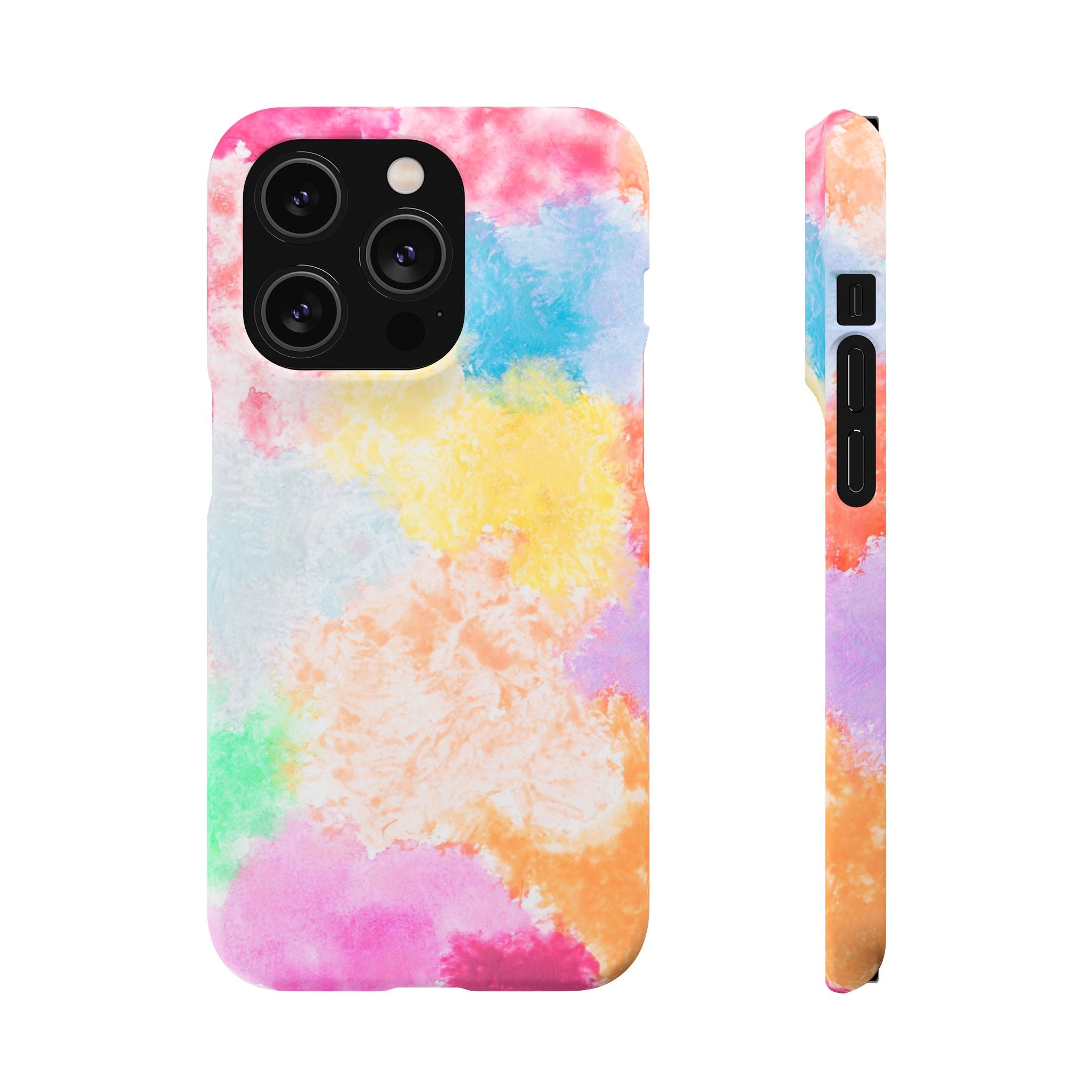 Colorful Watercolor Snap Cases for Phones