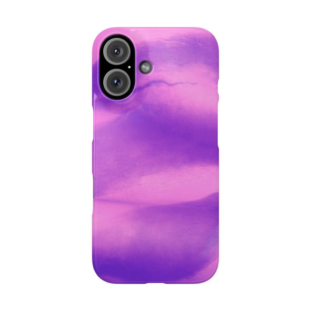Stylish Purple Marble Snap Case for Phone