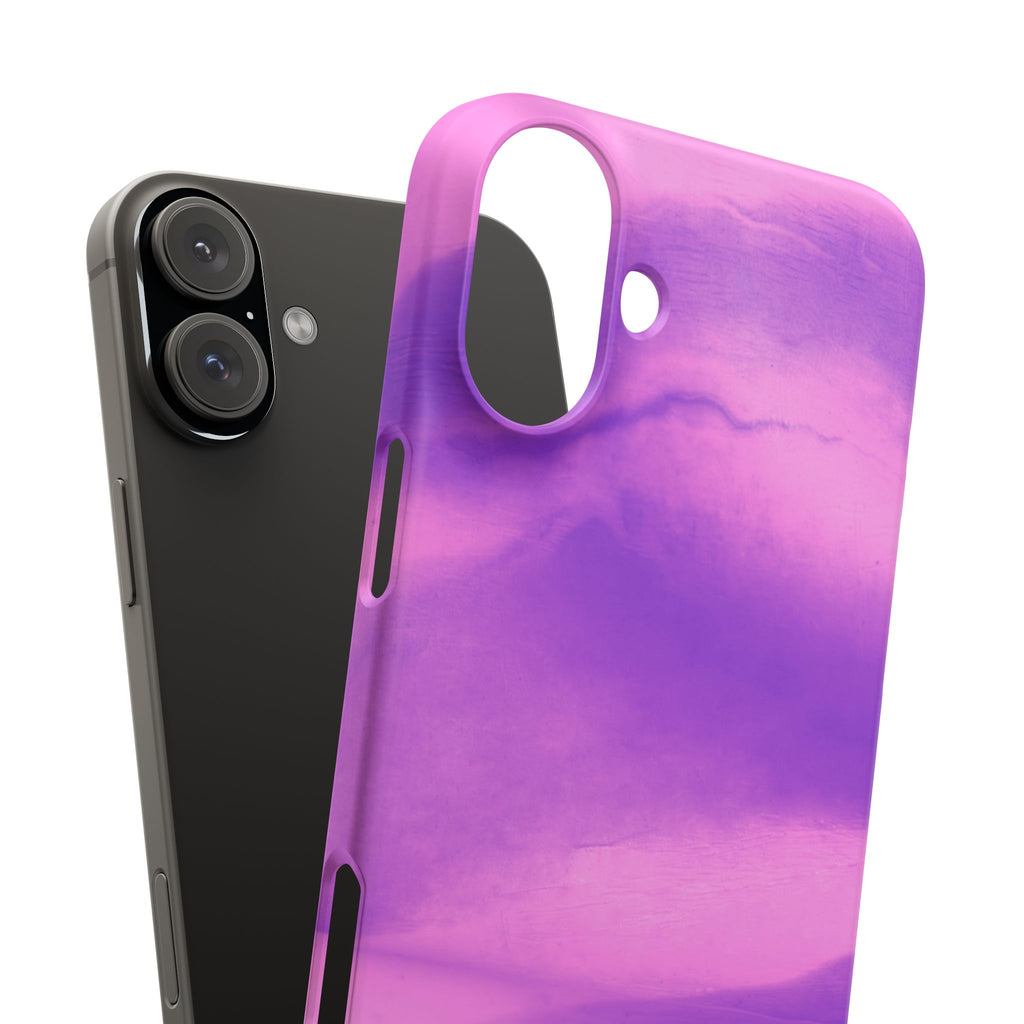 Stylish Purple Marble Snap Case for Phone