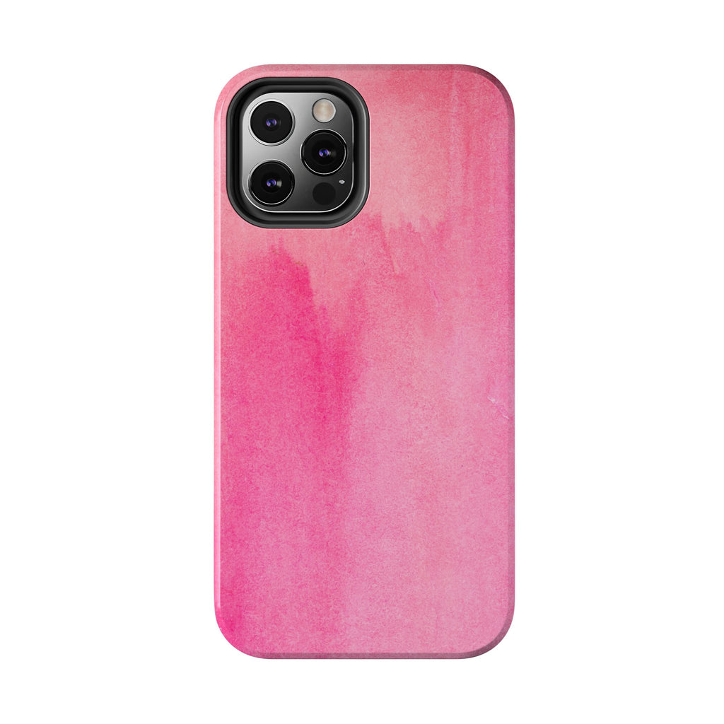 Custodie eleganti e resistenti per telefono - Design acquerello rosa, protezione durevole, idea regalo per adolescenti, accessori tecnologici alla moda