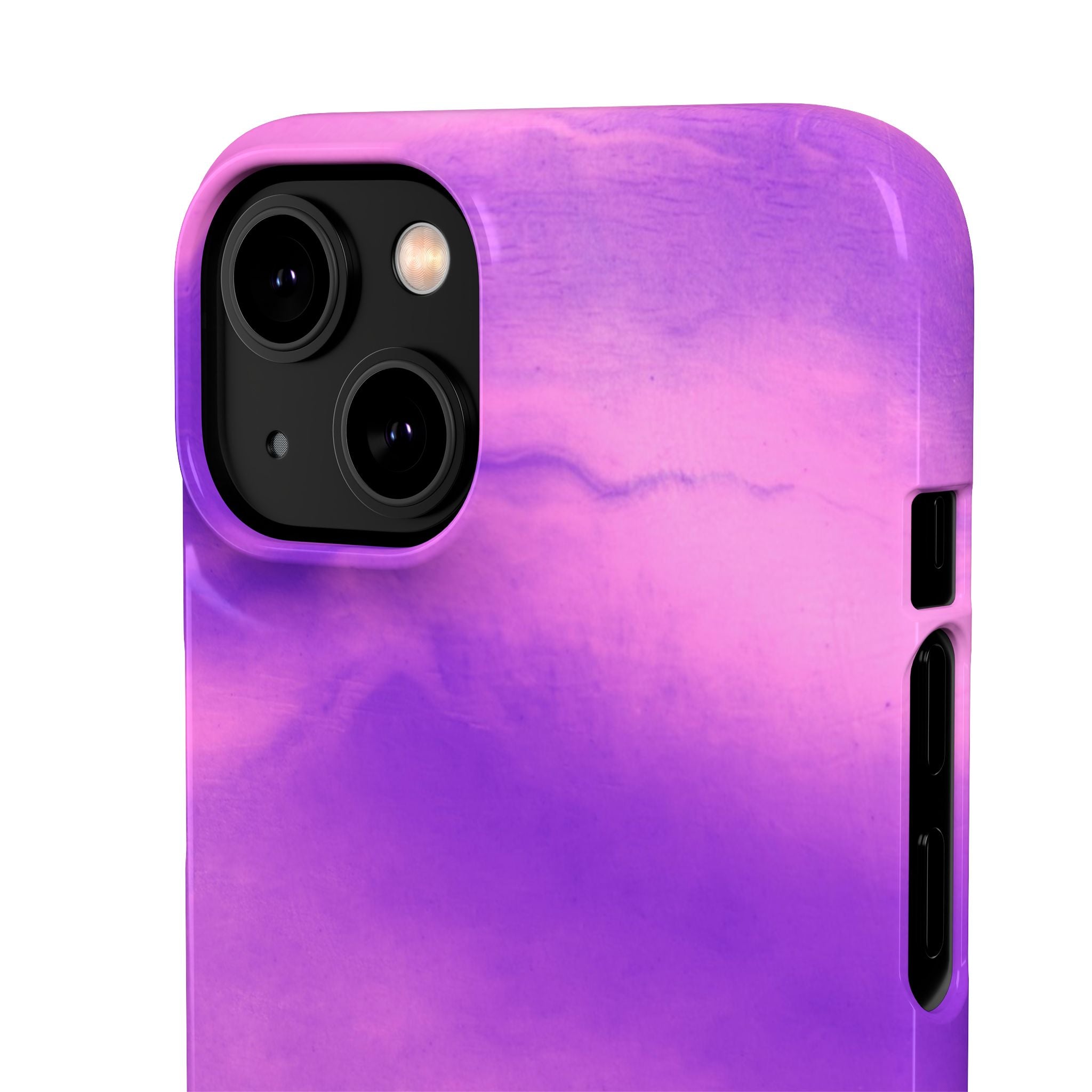 Stylish Purple Marble Snap Case for Phone