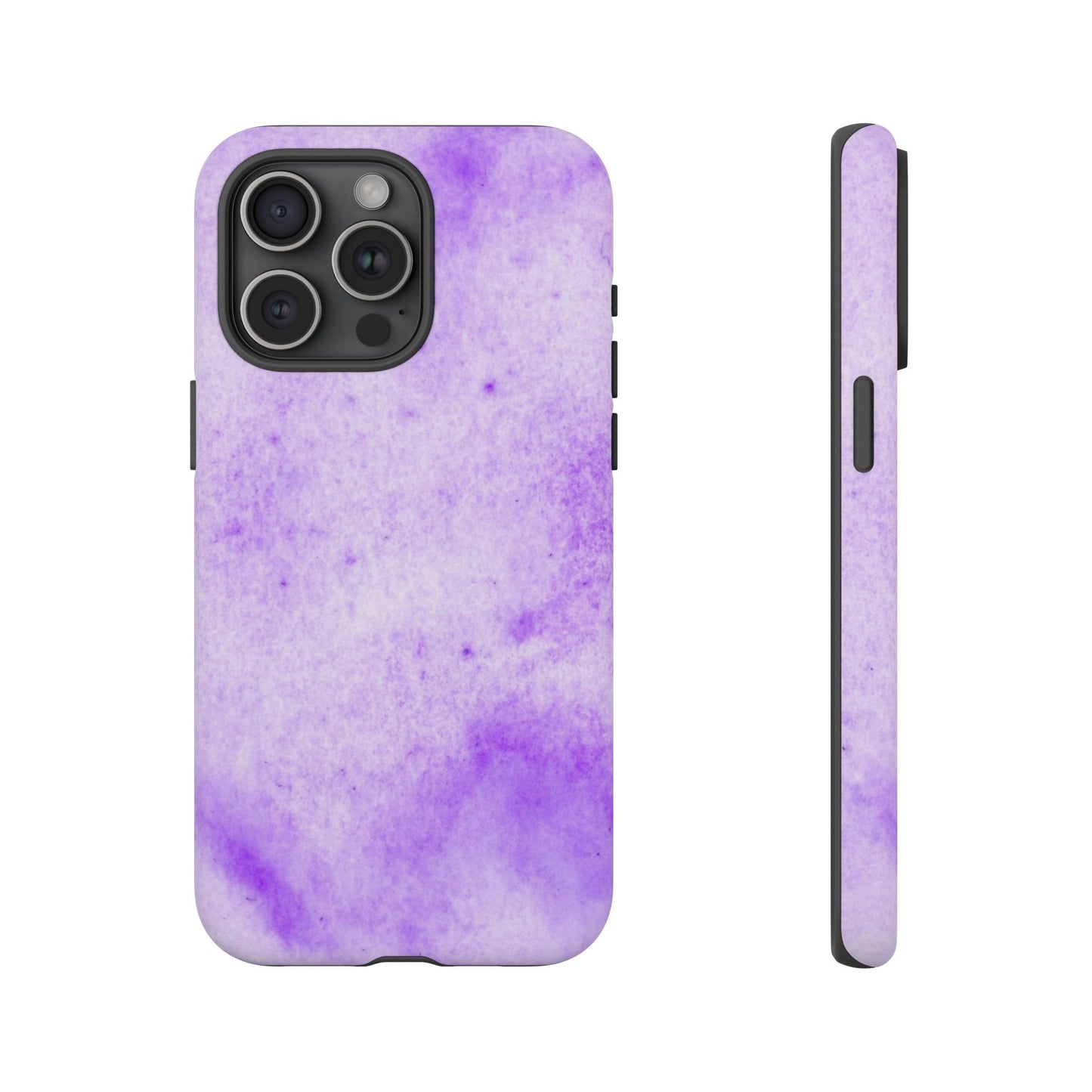 Stylish Phone Case, Purple Marble Design