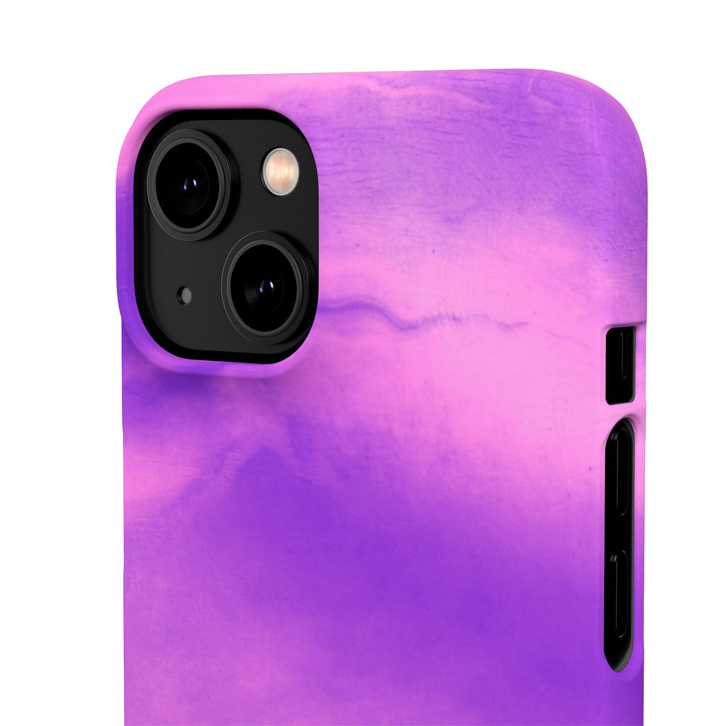 Stylish Purple Marble Snap Case for Phone