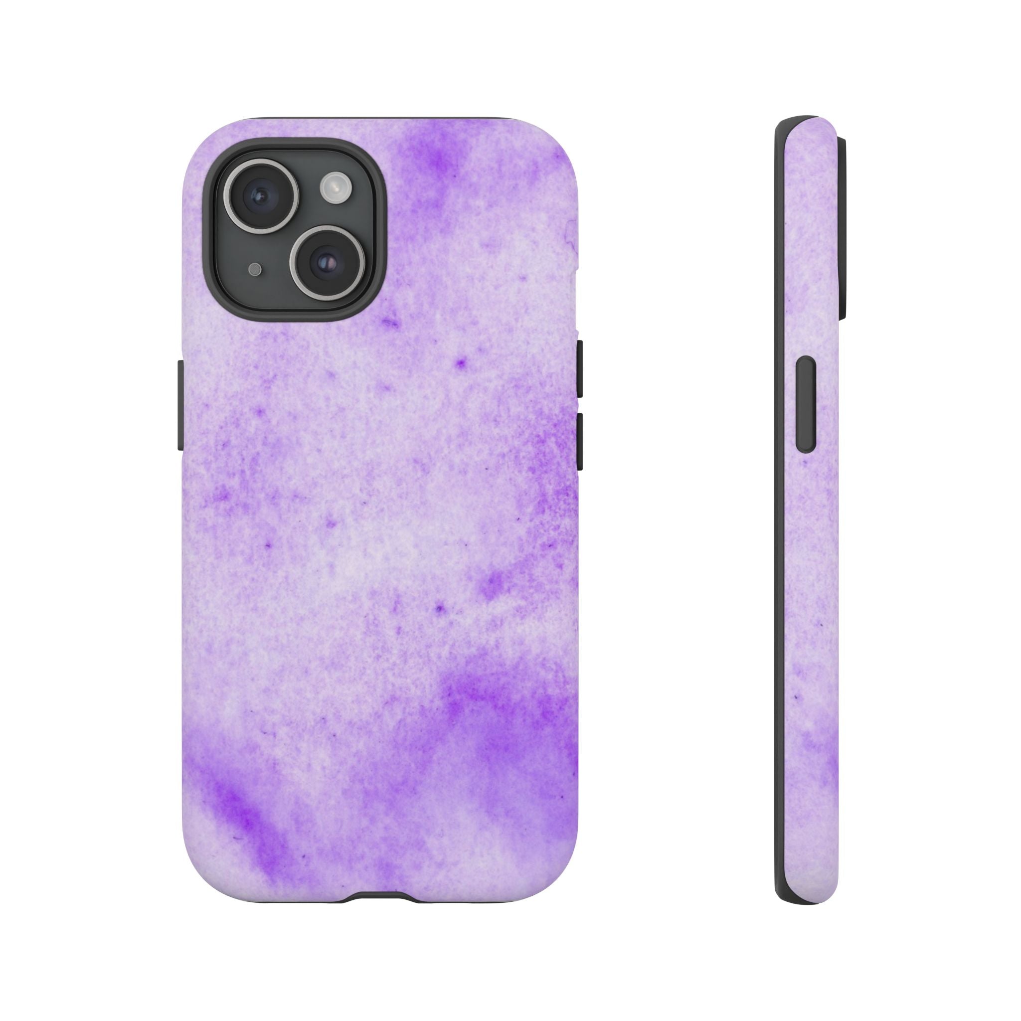 Stylish Phone Case, Purple Marble Design