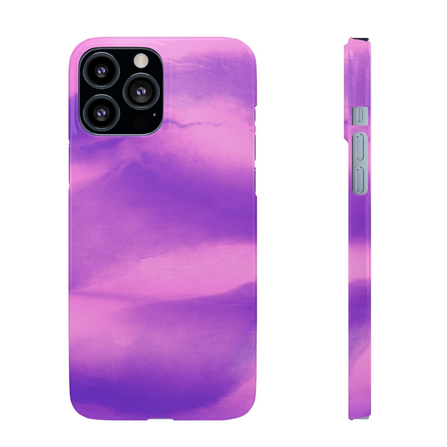 Stylish Purple Marble Snap Case for Phone