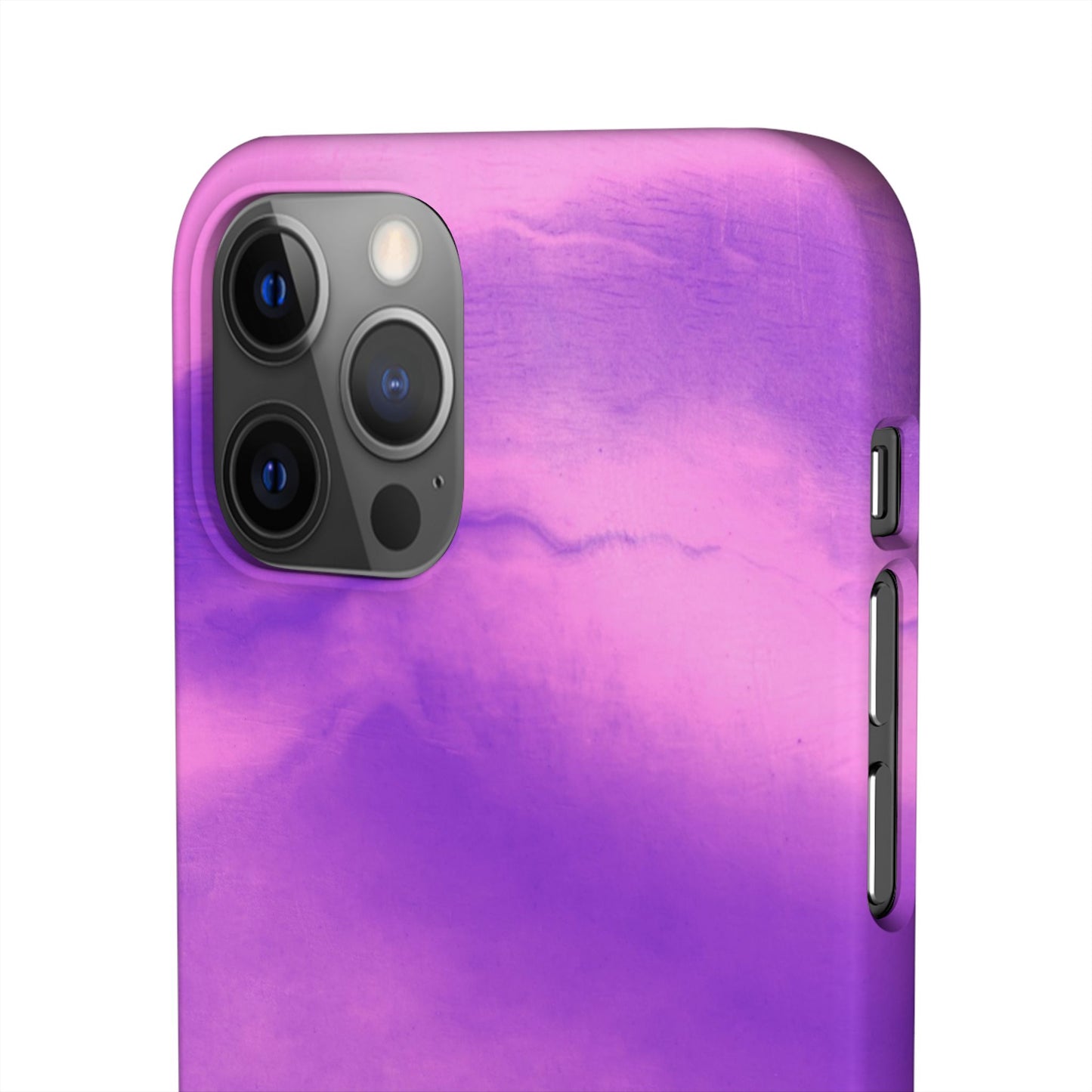 Stylish Purple Marble Snap Case for Phone