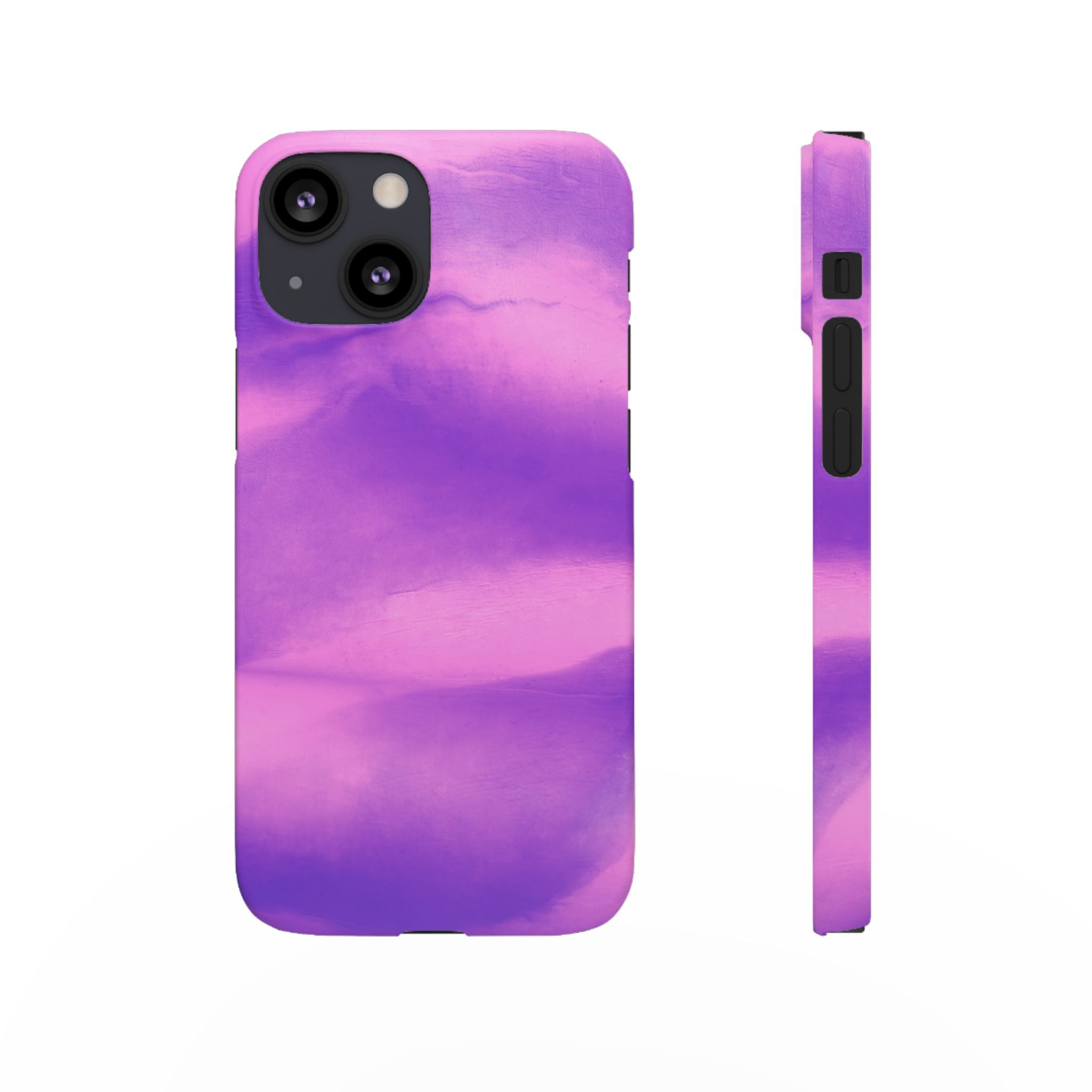 Stylish Purple Marble Snap Case for Phone