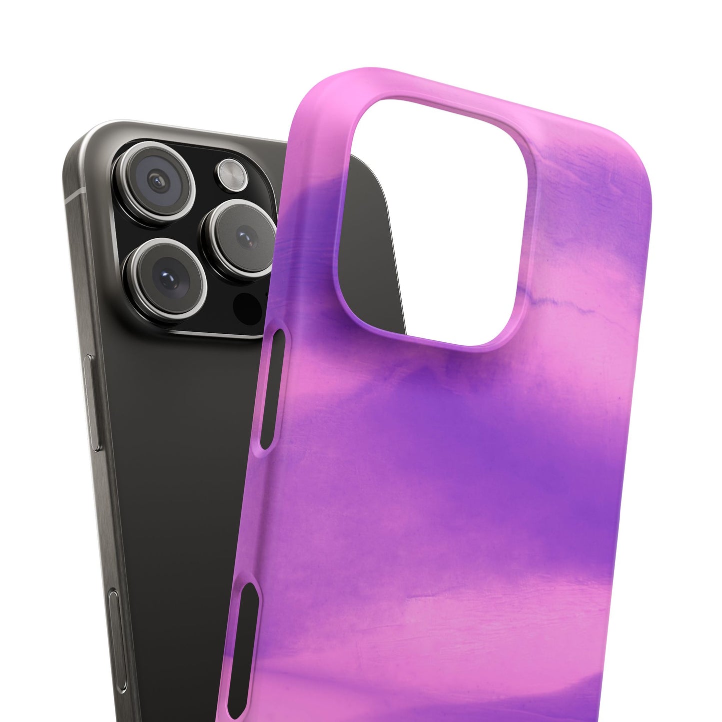 Stylish Purple Marble Snap Case for Phone