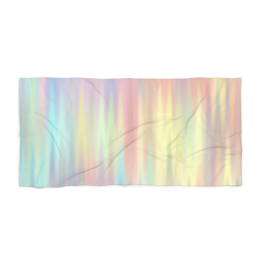 Rainbow Iridescent Beach Towel