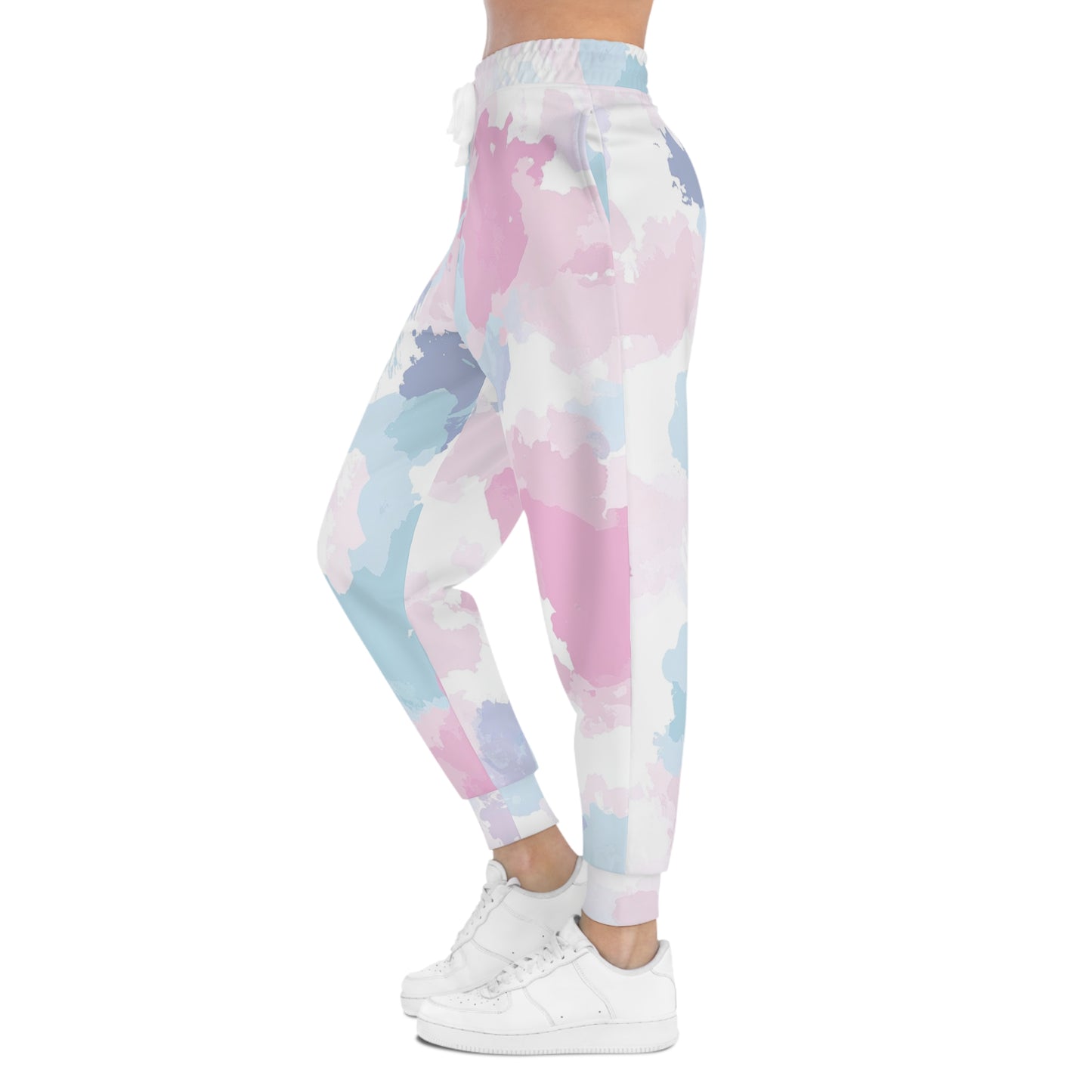 Pastel Cloud Print Joggers
