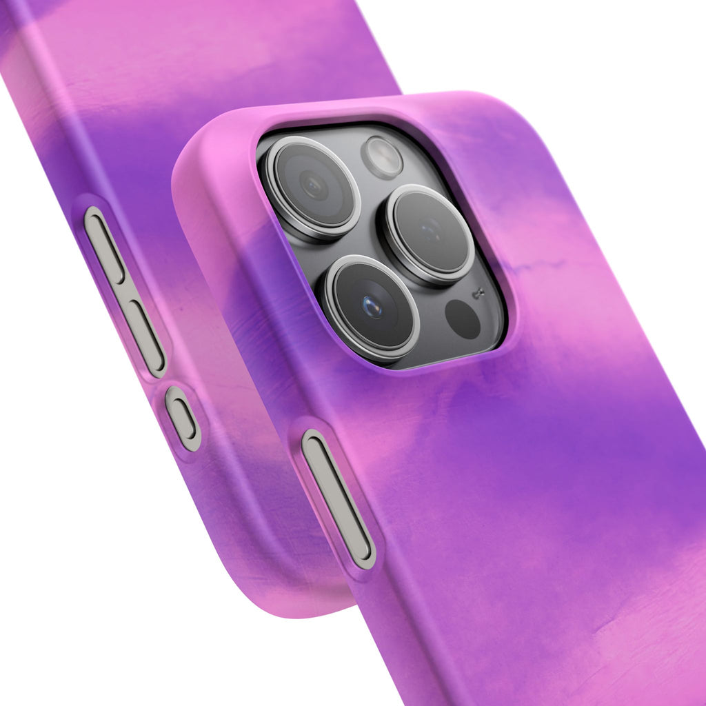 Stylish Purple Marble Snap Case for Phone