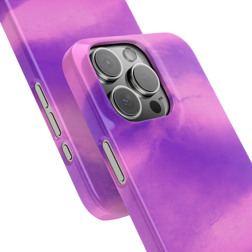 Stylish Purple Marble Snap Case for Phone