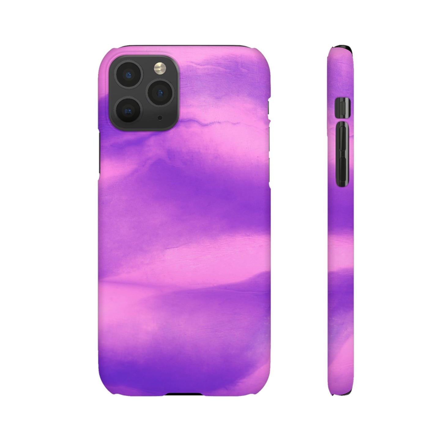 Stylish Purple Marble Snap Case for Phone