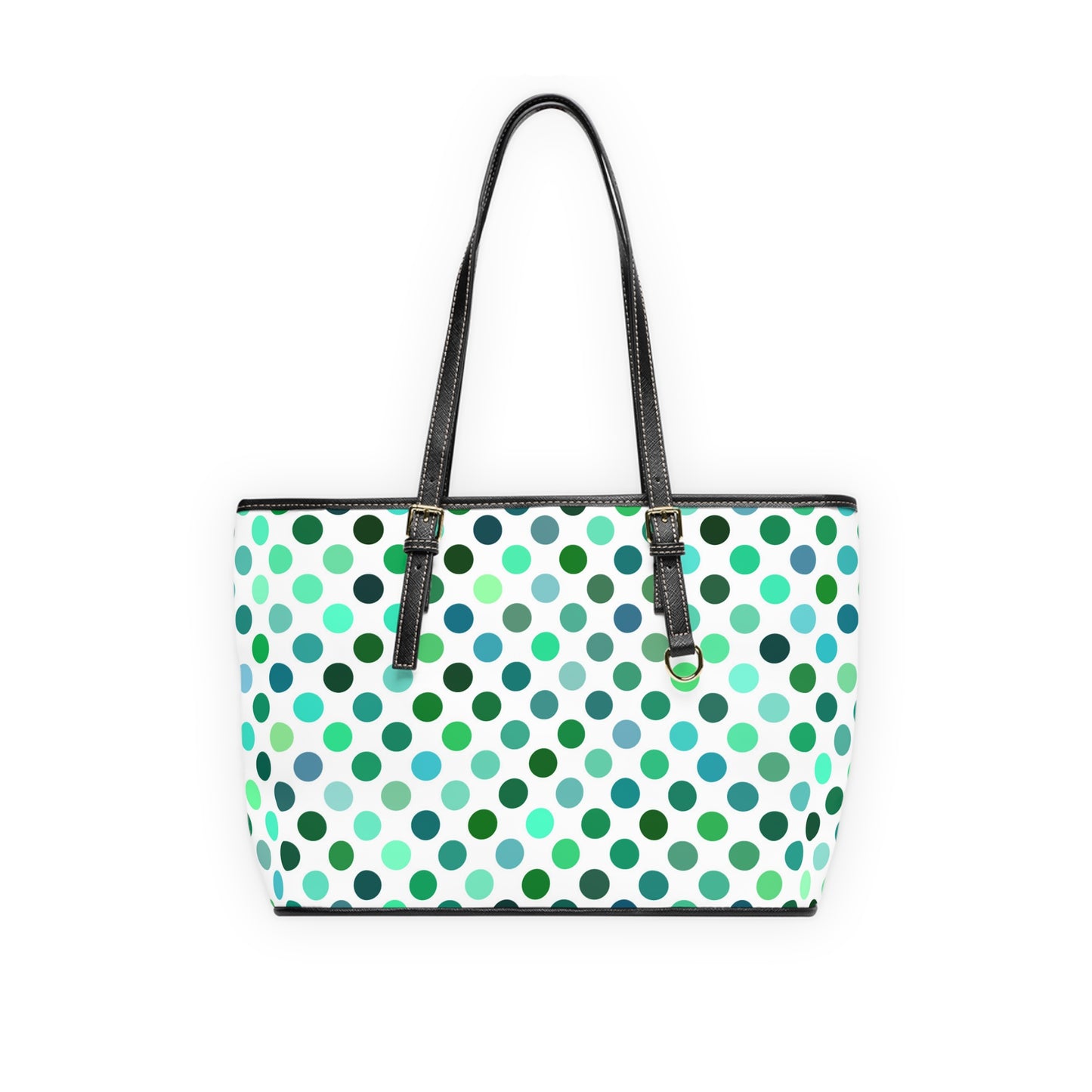 borsa da spalla - bolli verdi