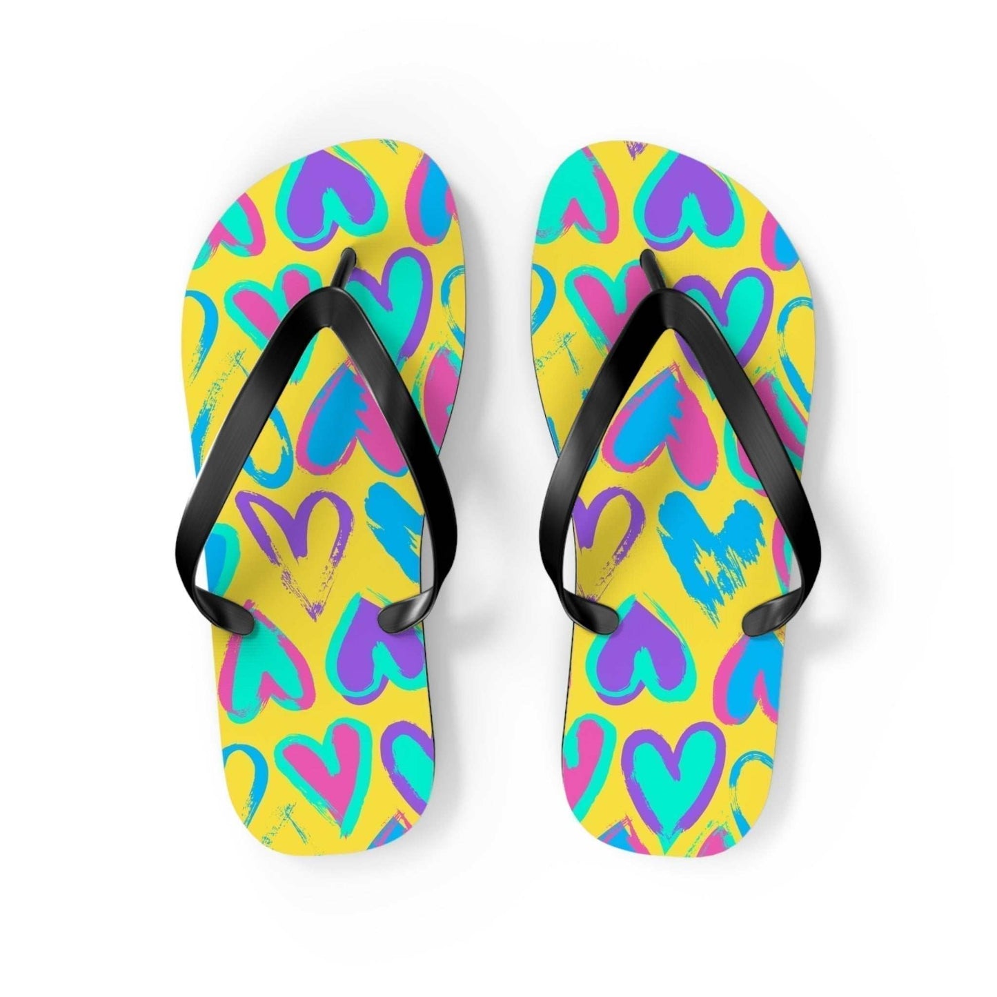 Flip-Flops Cuori Colorati – Infradito Estive Vivaci e Comode