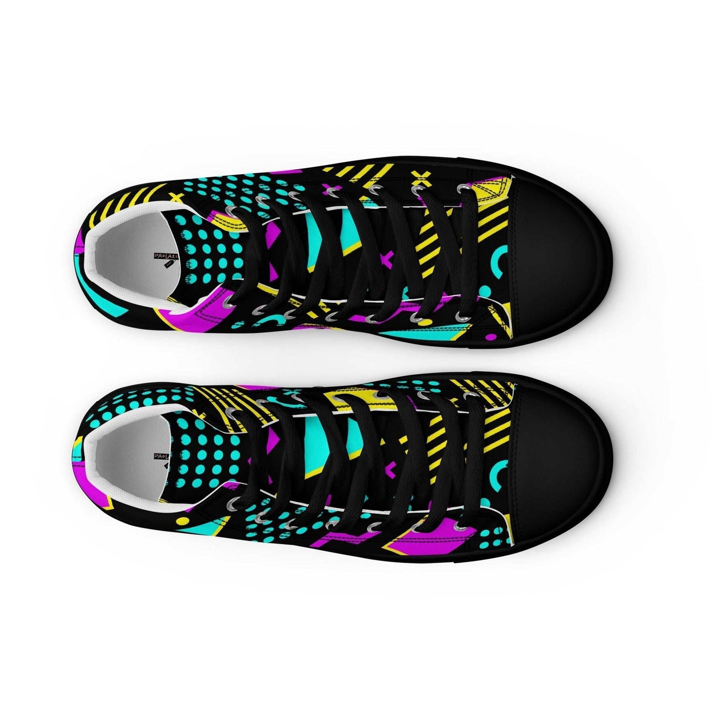 sneakers-alte-in-tela-da-donna-3sneakers alte in tela Donna - Scarpe high-top classiche e confortevoli