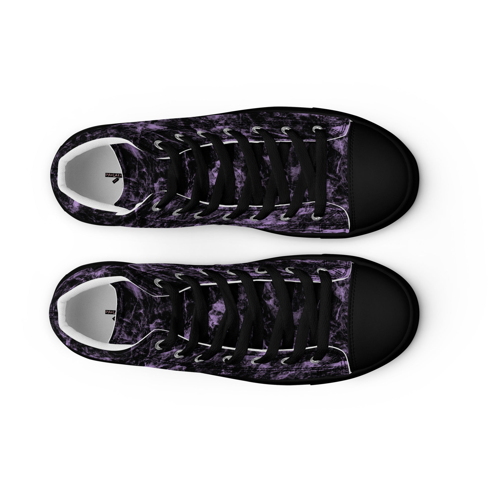 Sneakers alte in tela da donna con tomaia resistente