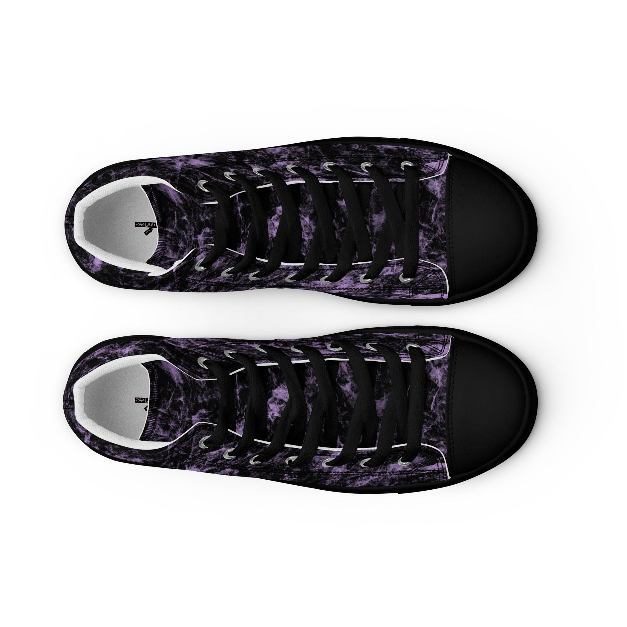 Sneakers alte in tela da donna con tomaia resistente